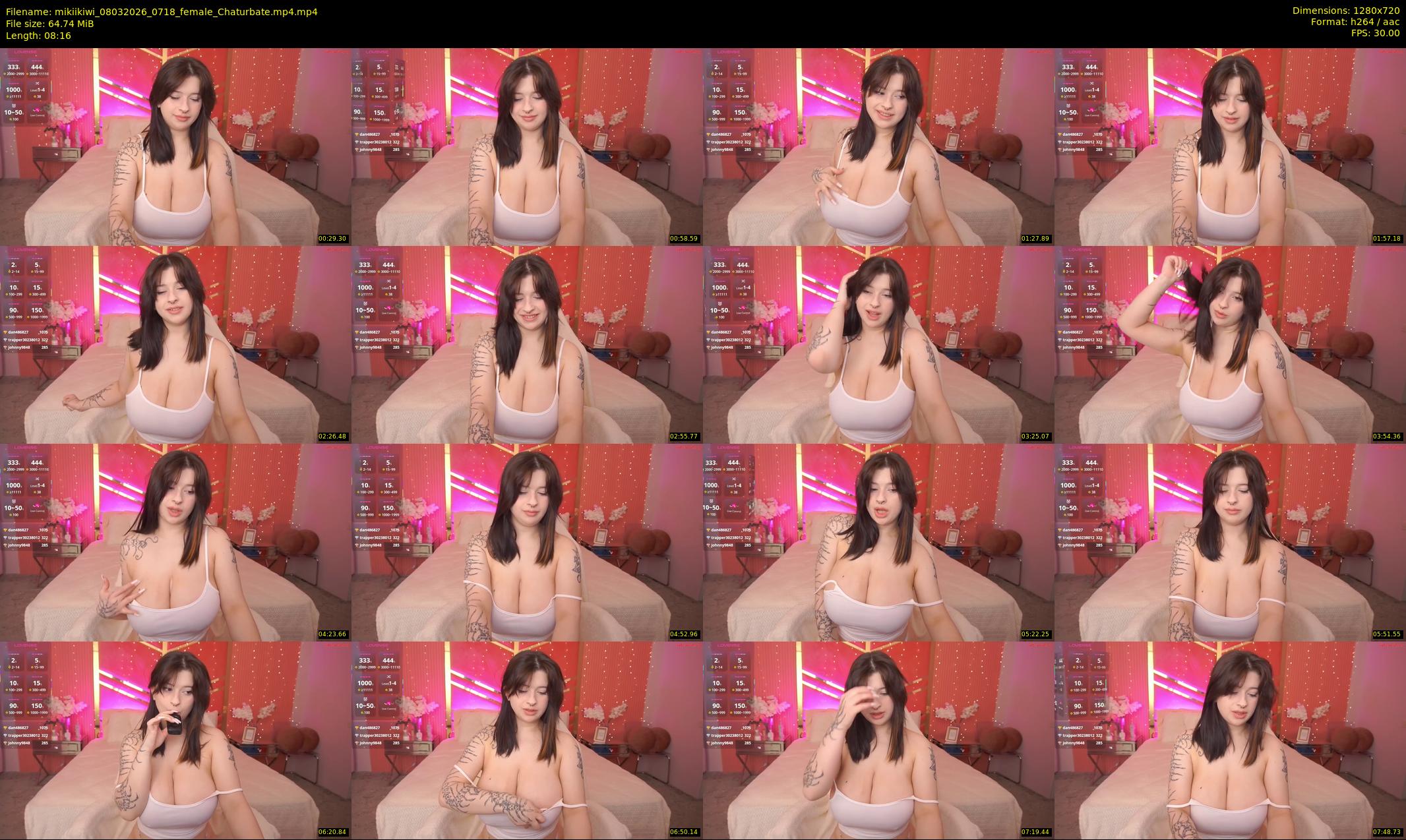 mikiikiwi — 9 minute Chaturbate female cam show recording, 720p, Mar 8, 2026