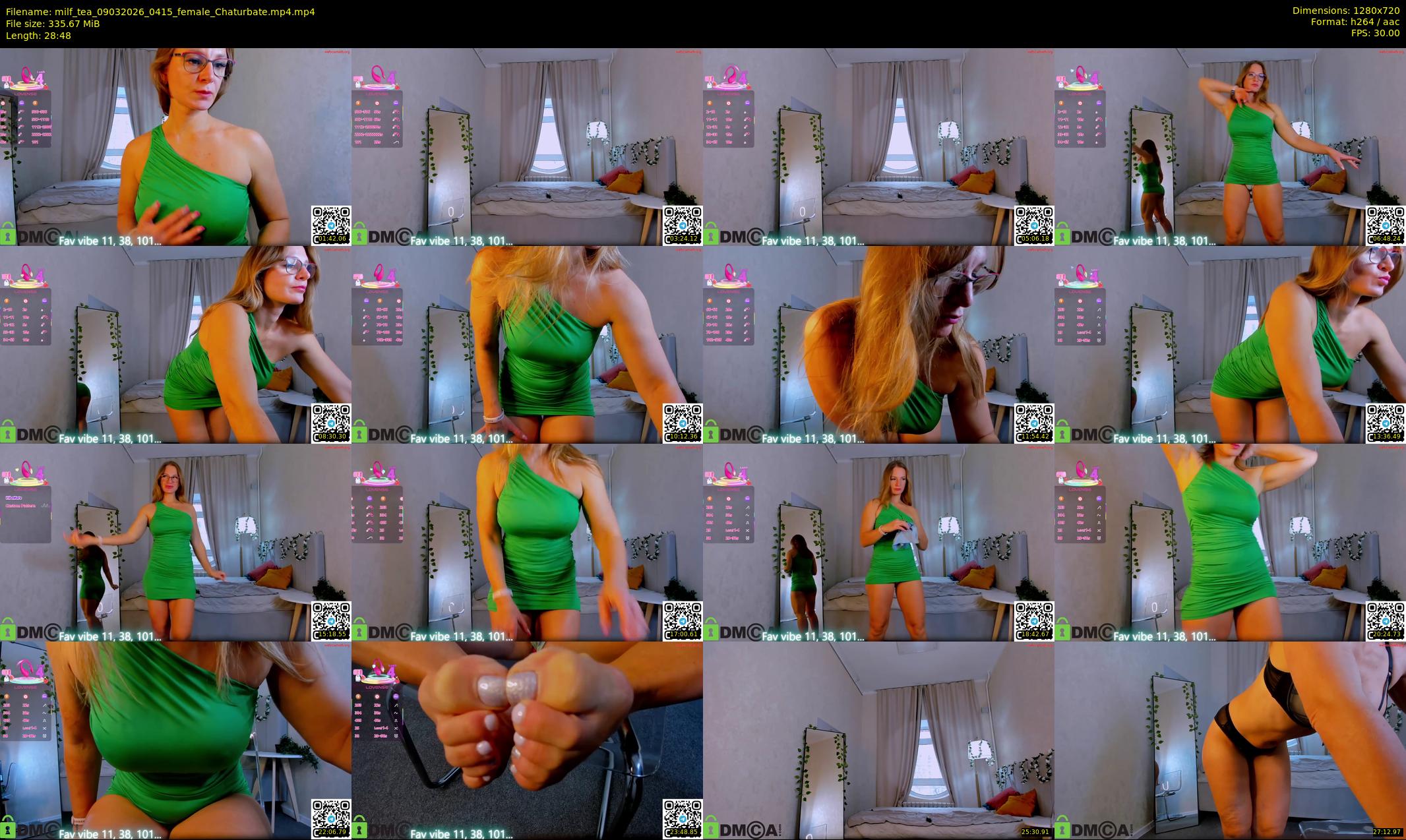 milf_tea — 29 minute Chaturbate female cam show recording, 720p, Mar 9, 2026
