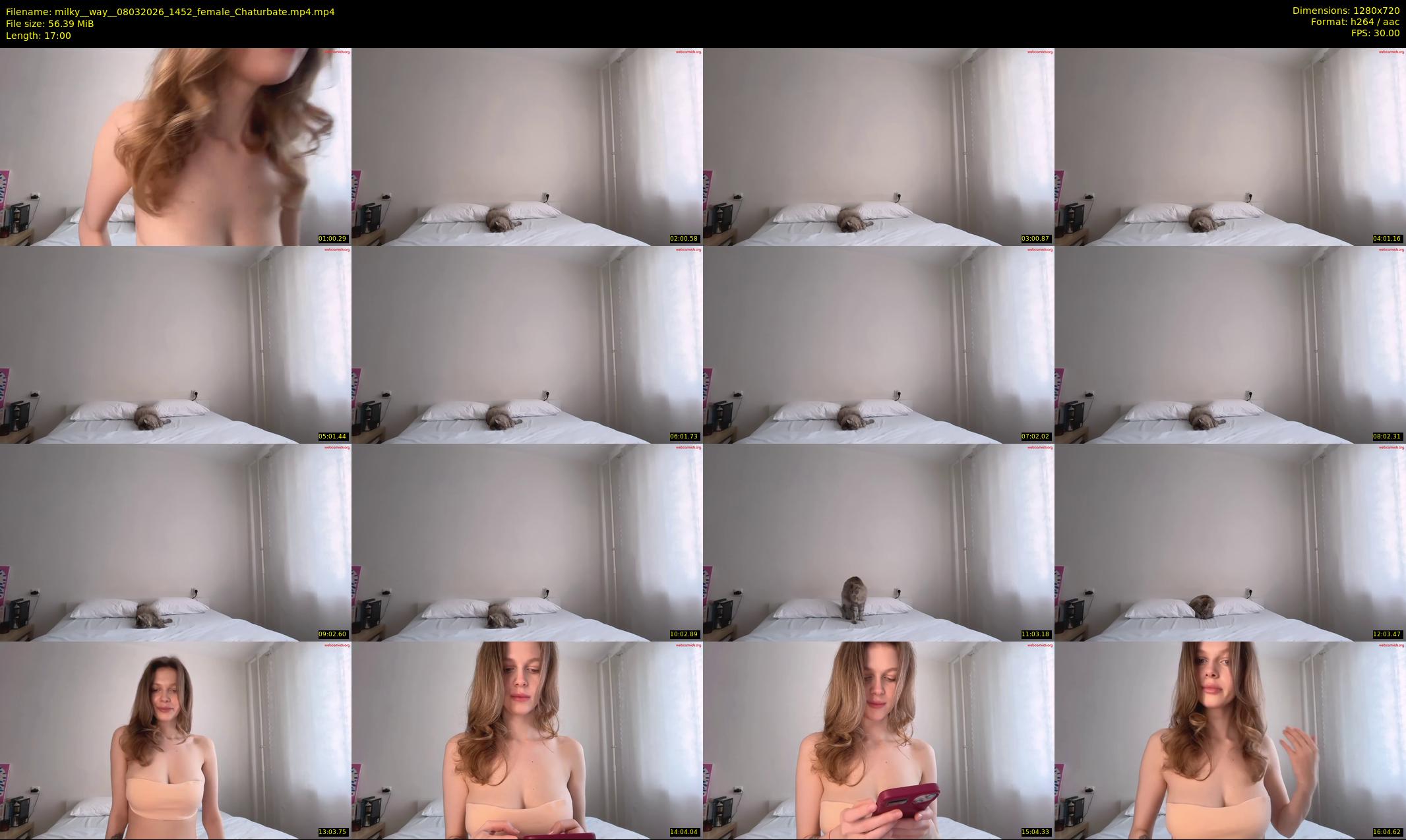 milky__way_ — 17 minute Chaturbate female cam show recording, 720p, Mar 8, 2026