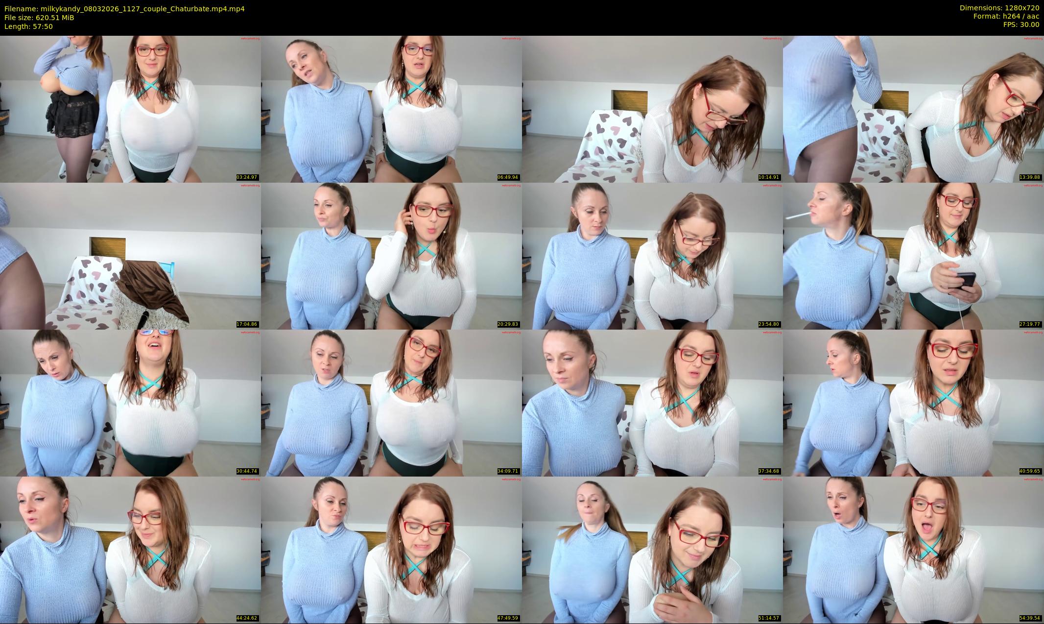 milkykandy — 58 minute Chaturbate female cam show recording, 720p, Mar 8, 2026
