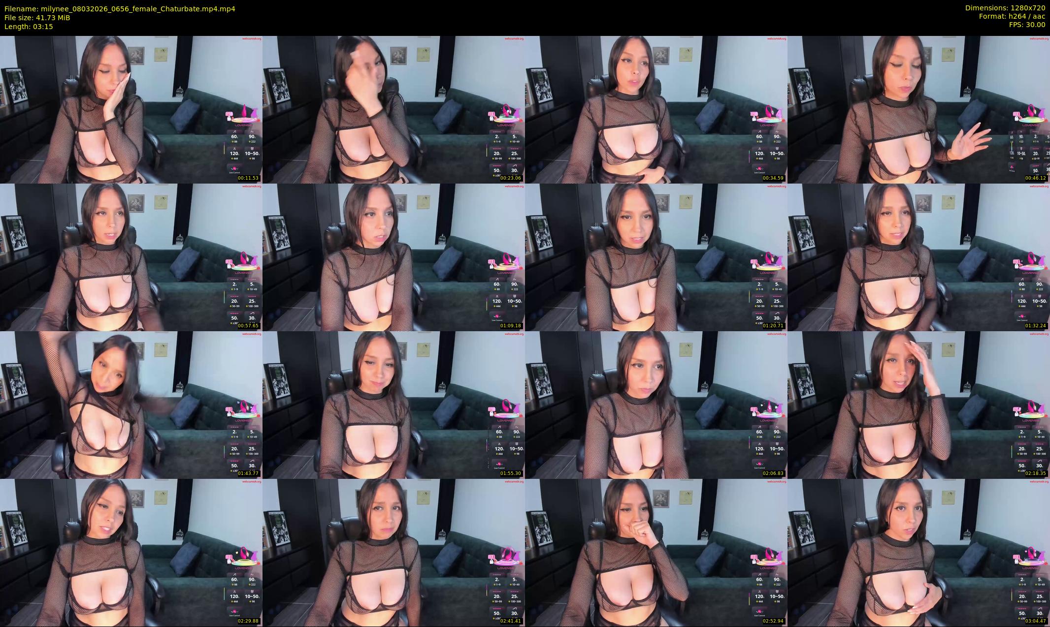 milynee — 4 minute Chaturbate female cam show recording, 720p, Mar 8, 2026
