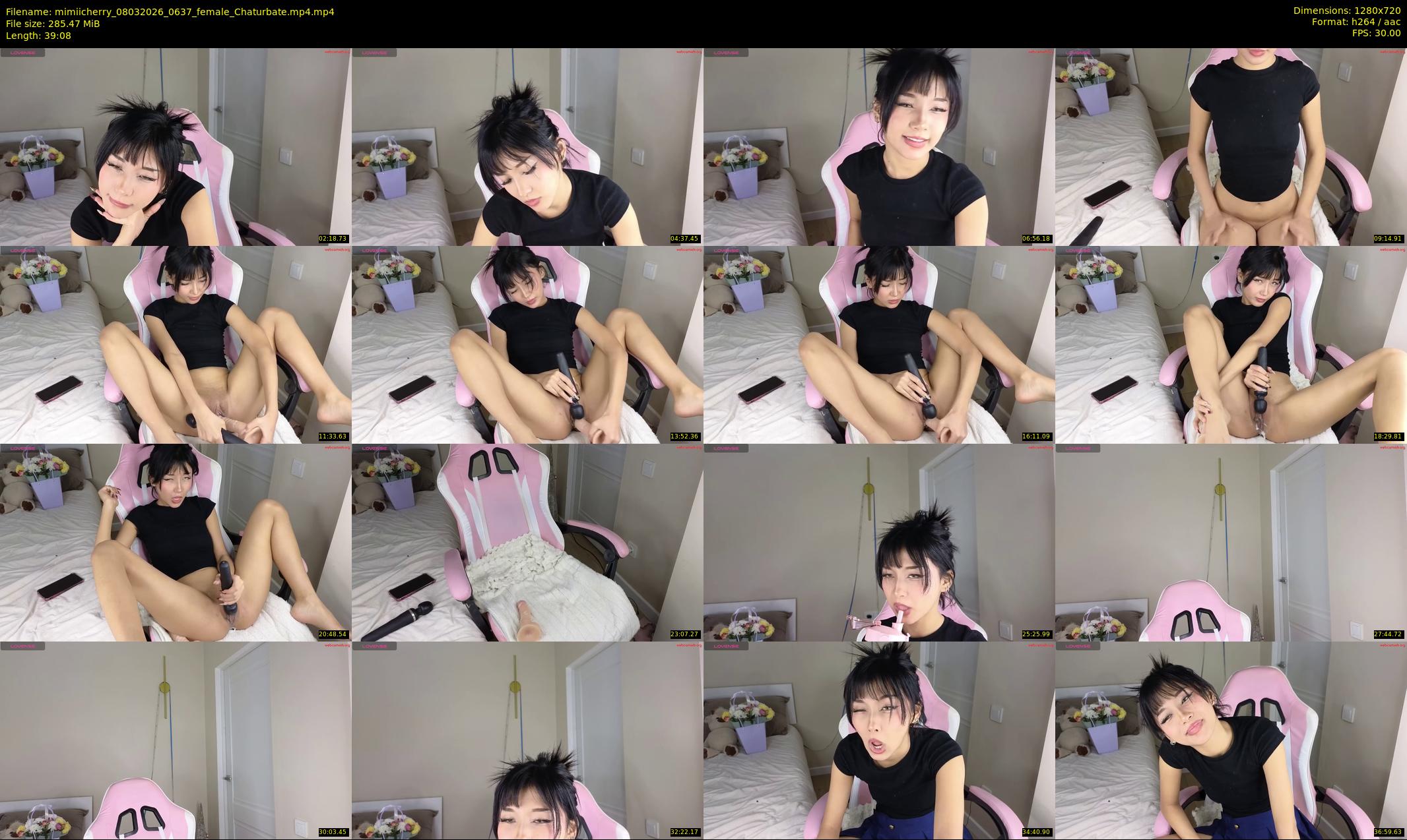 mimiicherry — 40 minute Chaturbate female cam show recording, 720p, Mar 8, 2026