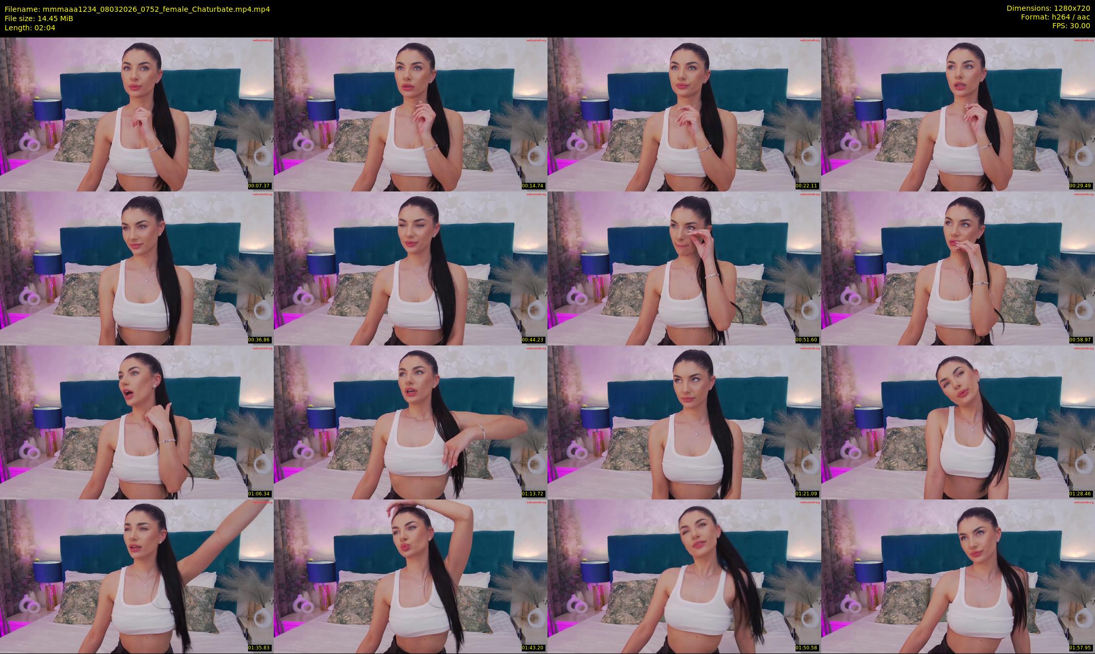 mmmaaa1234 — 3 minute Chaturbate female cam show recording, 720p, Mar 8, 2026