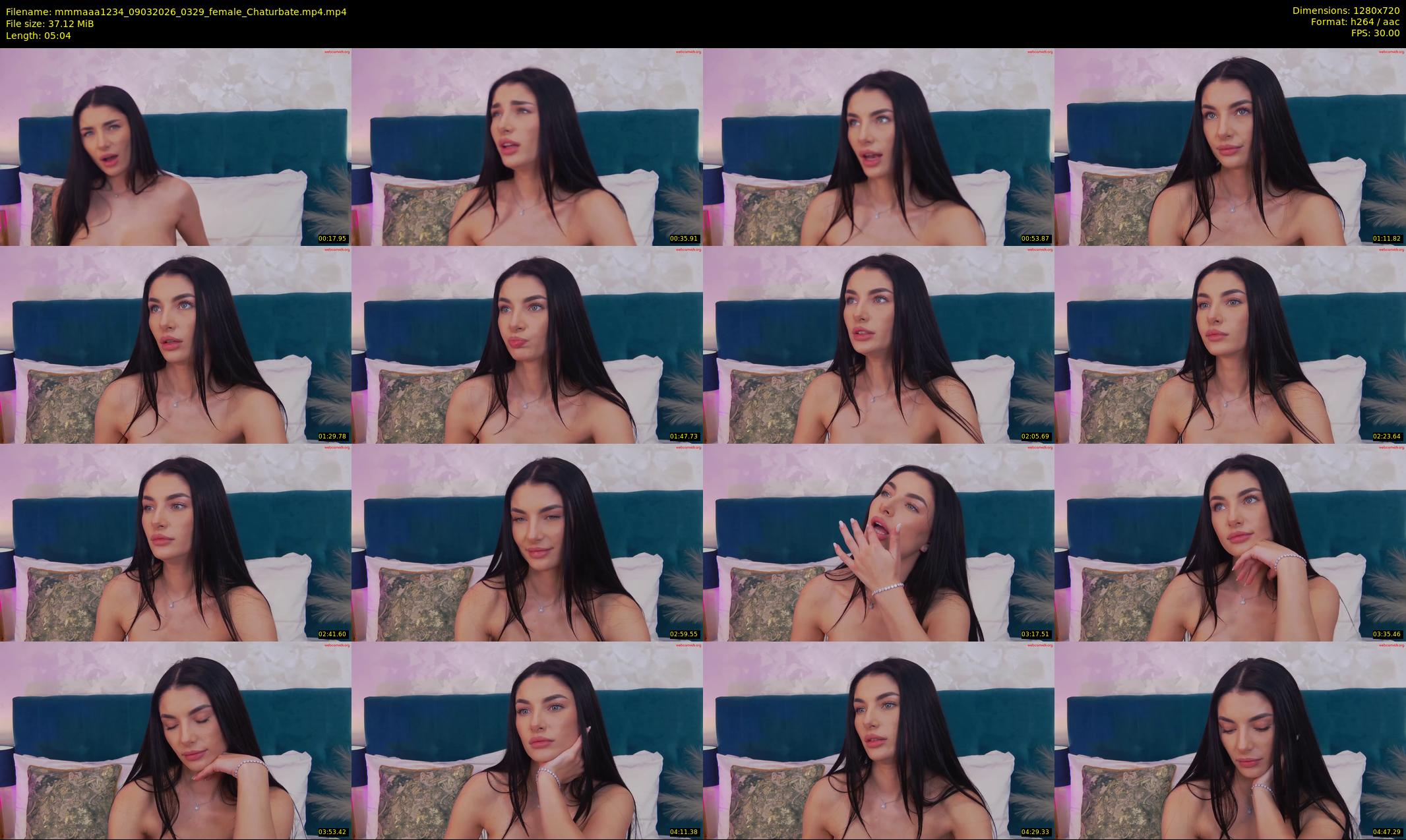 mmmaaa1234 — 6 minute Chaturbate female cam show recording, 720p, Mar 9, 2026