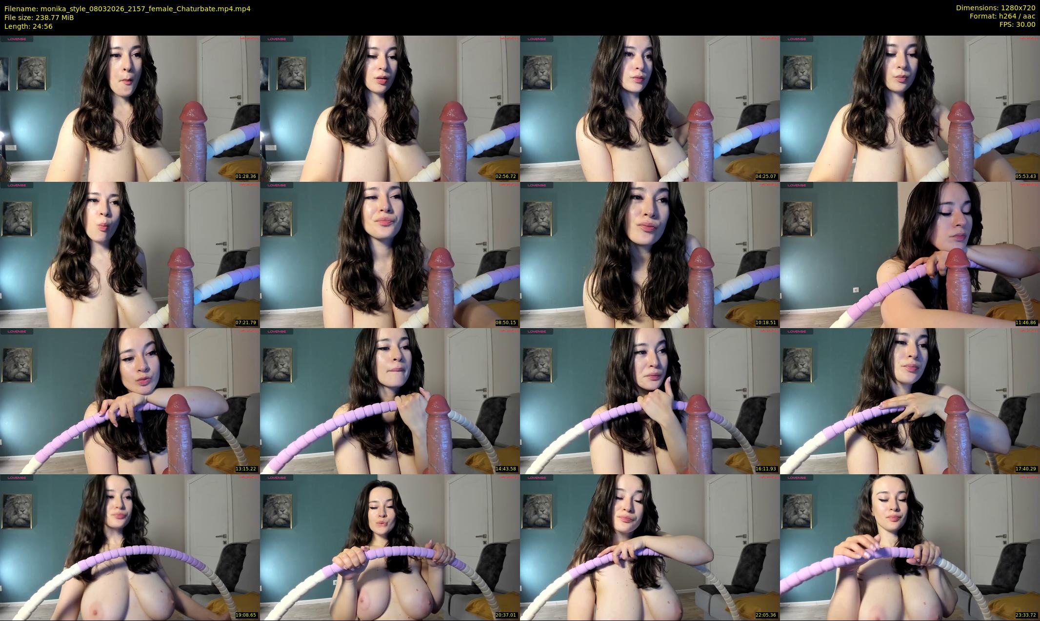 monika_style — 25 minute Chaturbate female cam show recording, 720p, Mar 8, 2026