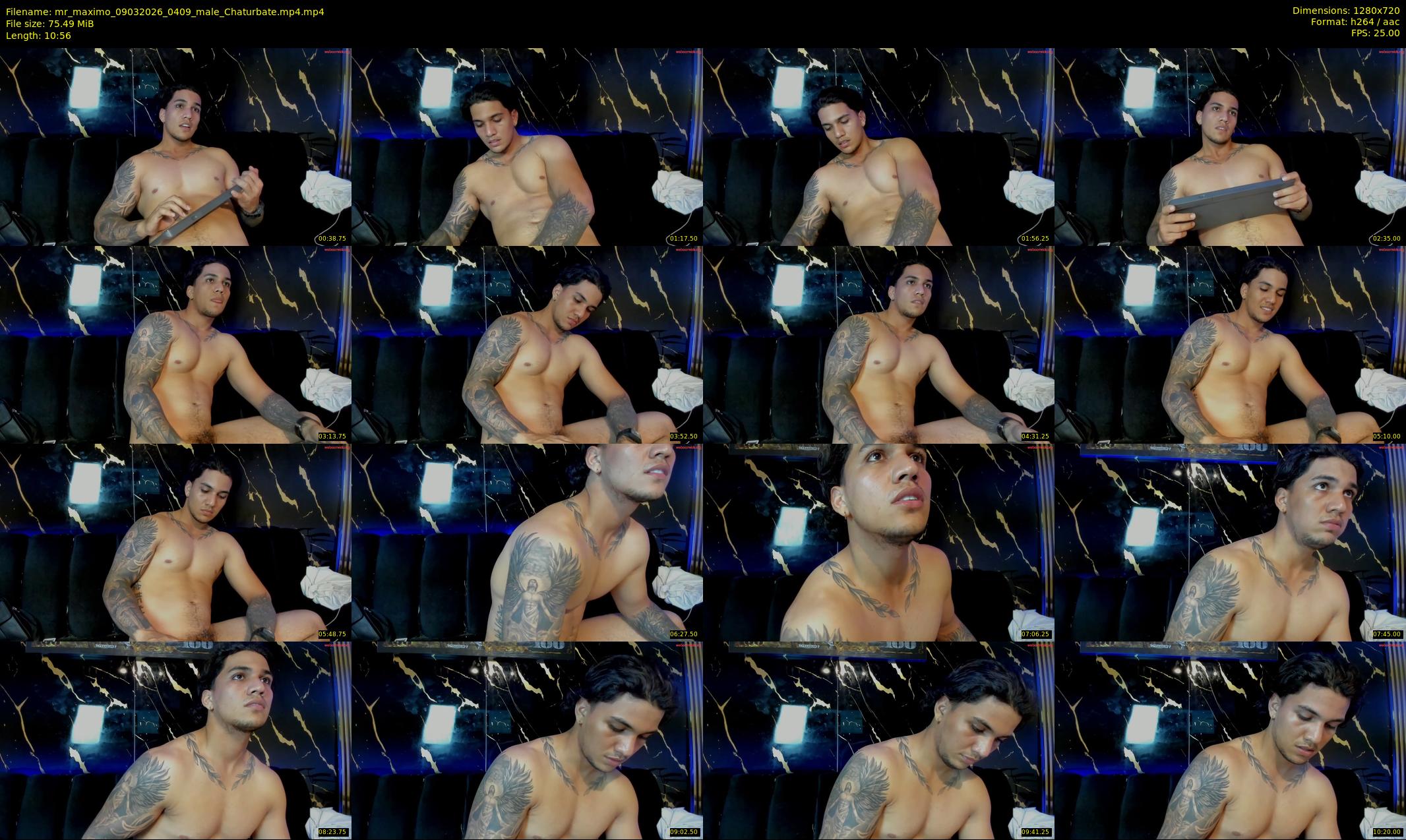 mr_maximo — 11 minute Chaturbate male cam show recording, 720p, Mar 9, 2026