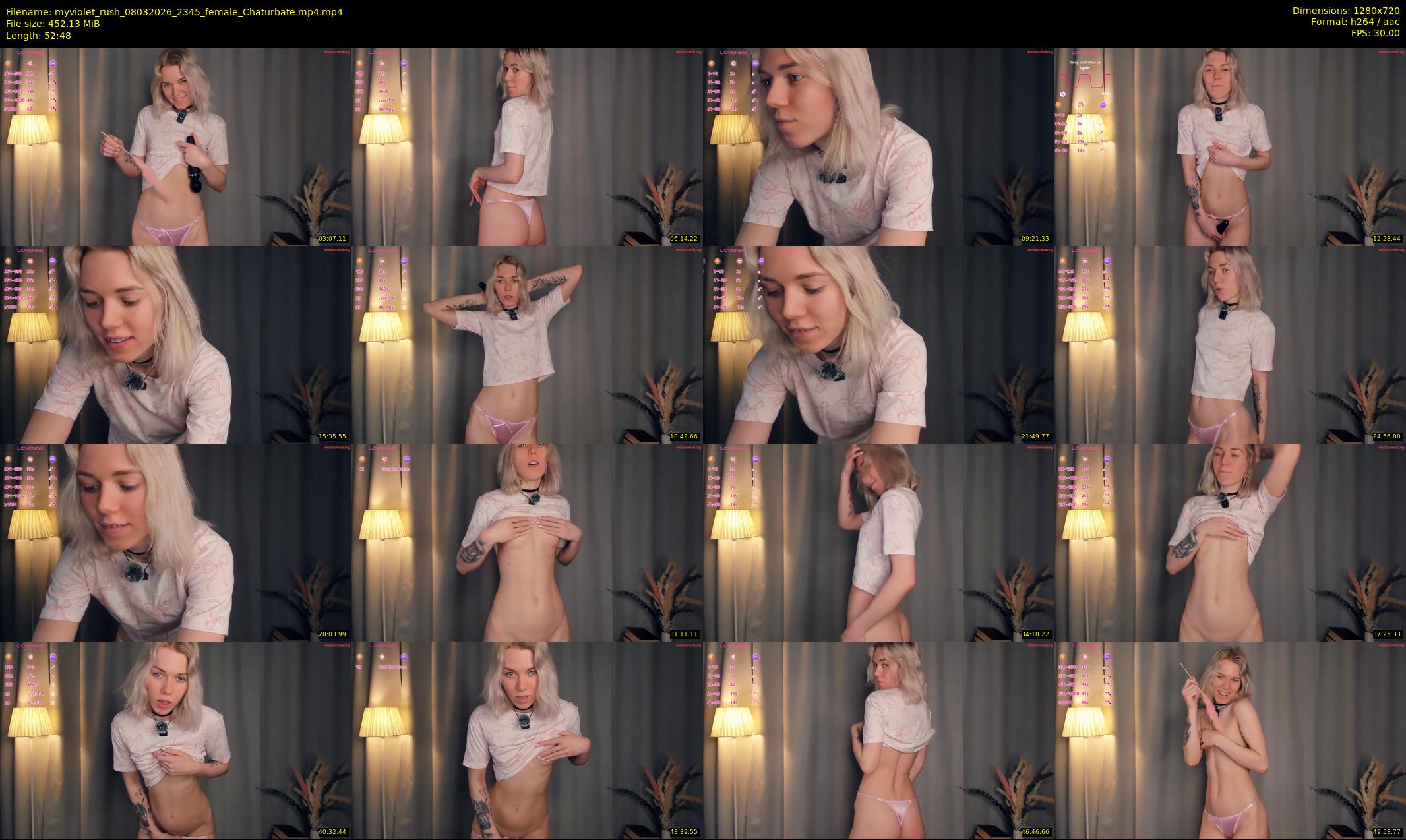 myviolet_rush — 53 minute Chaturbate female cam show recording, 720p, Mar 8, 2026
