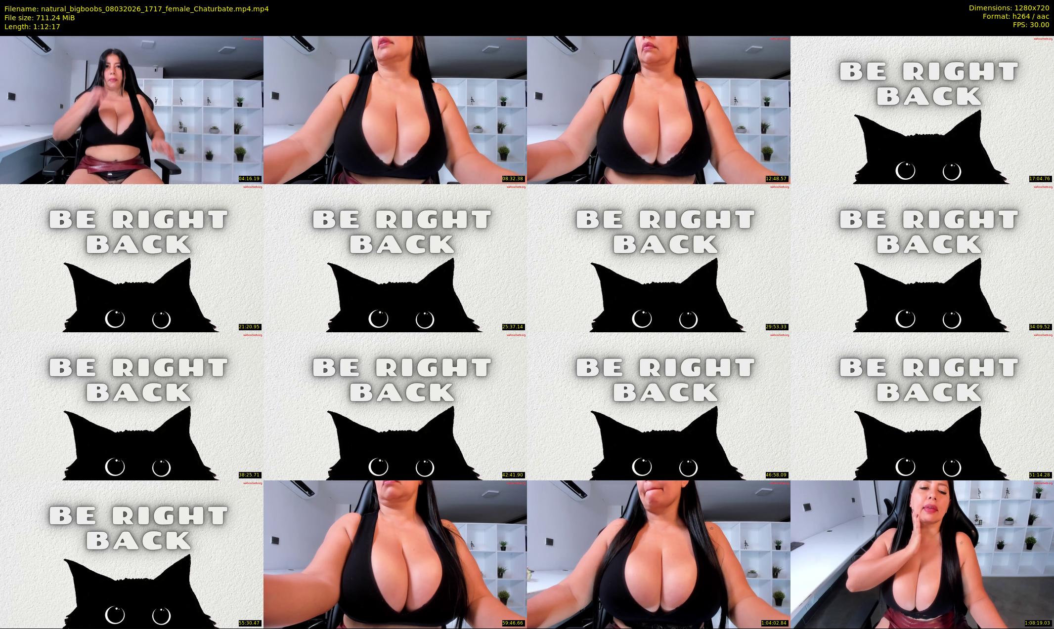 natural_bigboobs — 73 minute Chaturbate female cam show recording, 720p, Mar 8, 2026