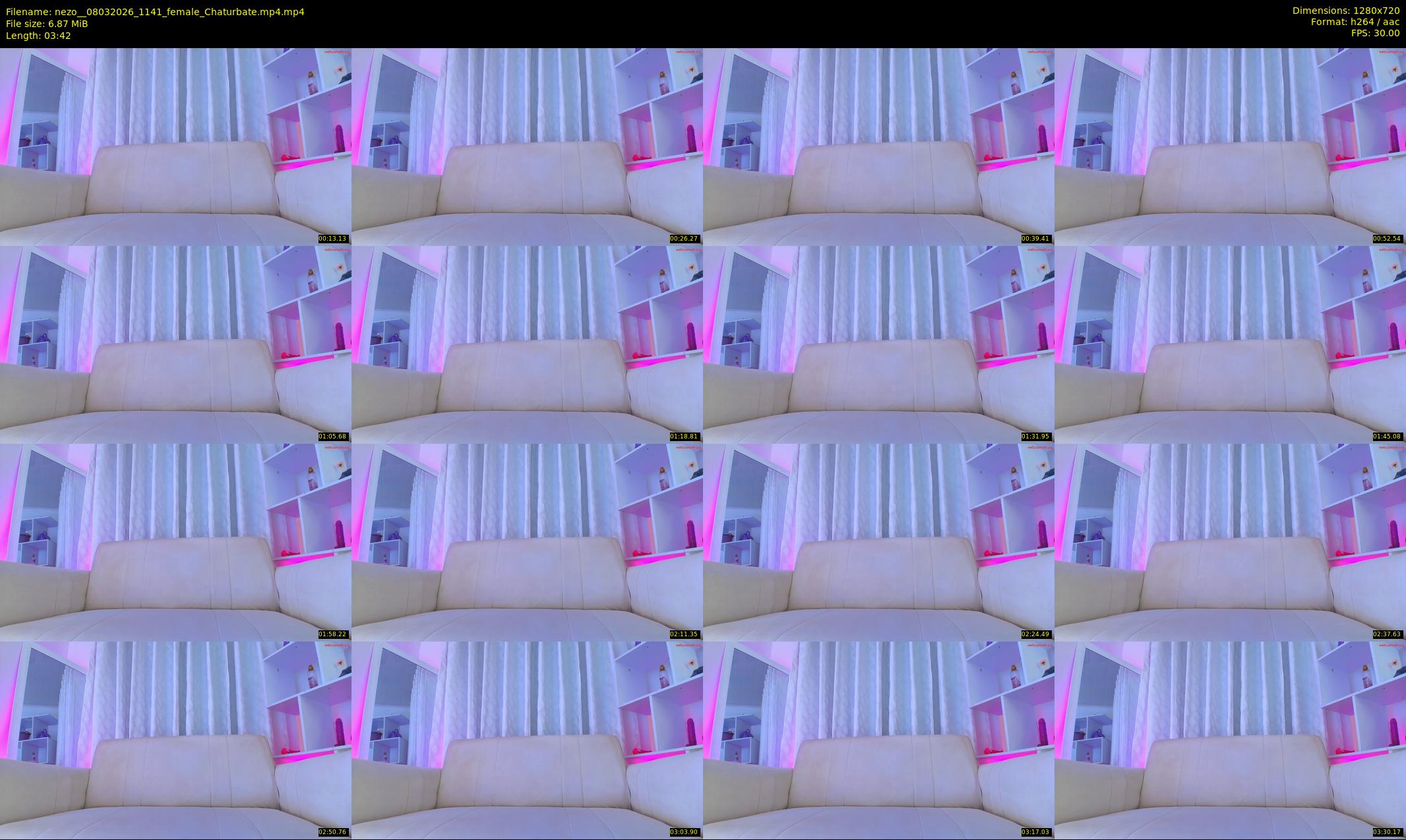 nezo_ — 4 minute Chaturbate female cam show recording, 720p, Mar 8, 2026