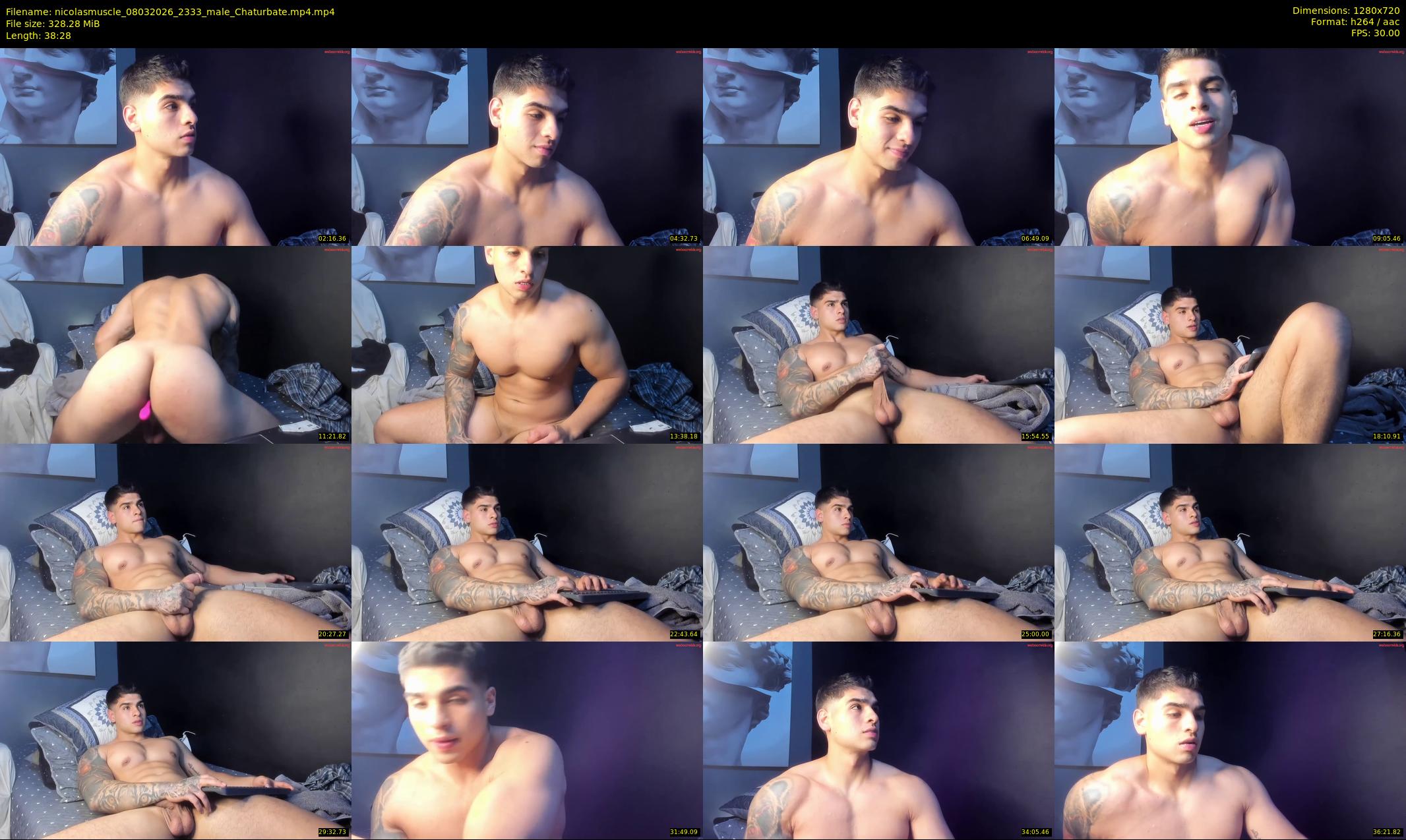 nicolasmuscle — 39 minute Chaturbate male cam show recording, 720p, Mar 8, 2026