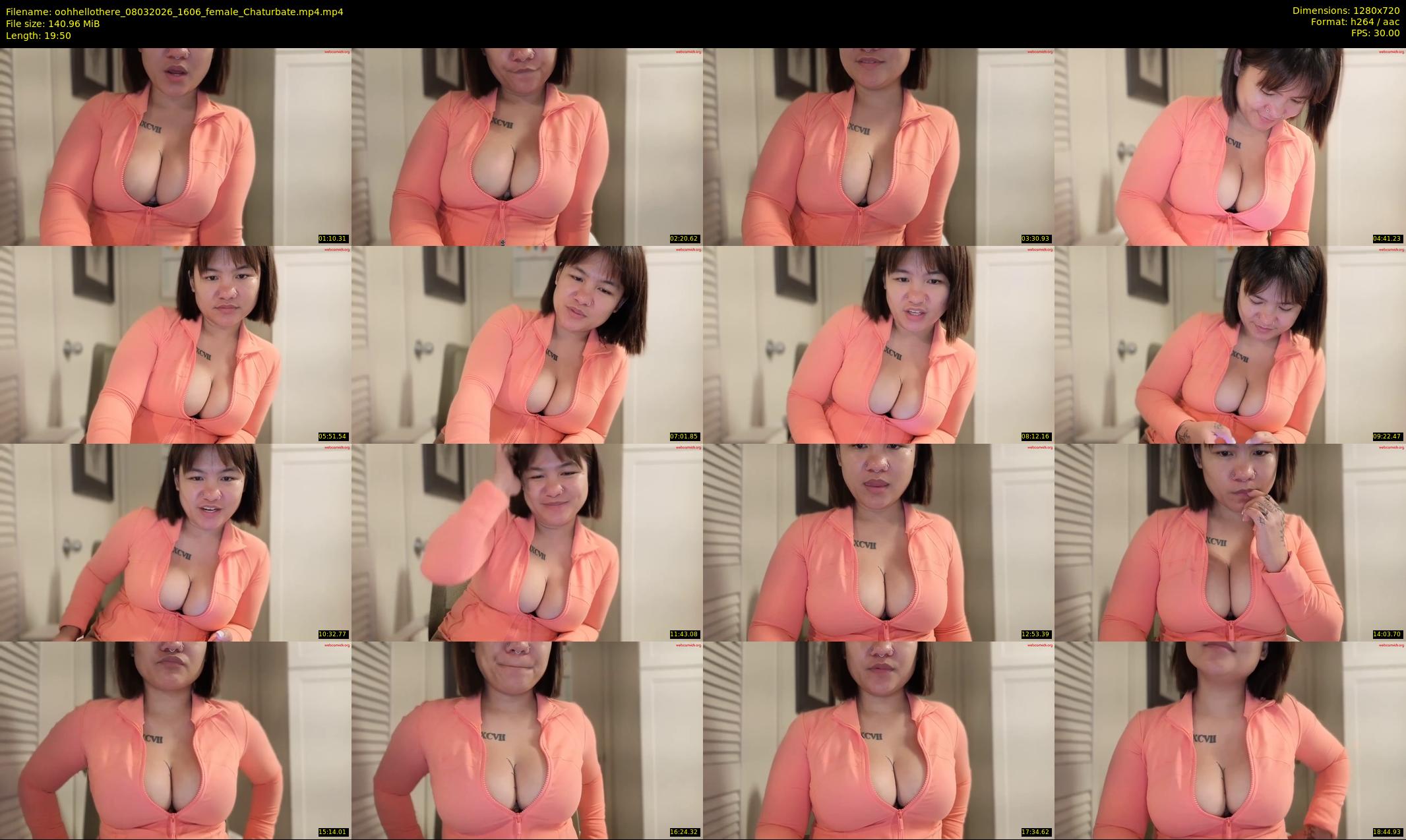 oohhellothere — 20 minute Chaturbate female cam show recording, 720p, Mar 8, 2026