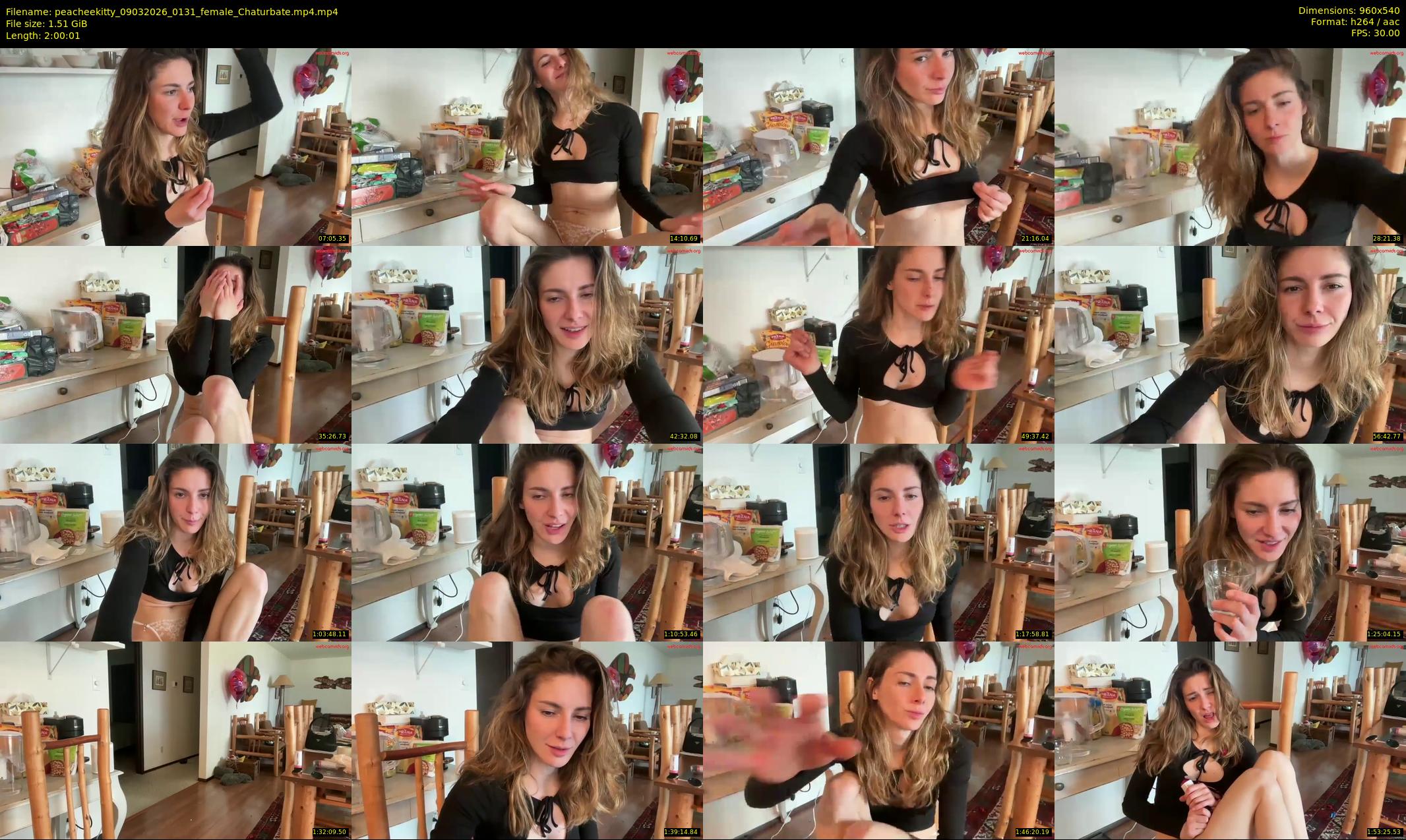 peacheekitty — 121 minute Chaturbate female cam show recording, 480p, Mar 9, 2026