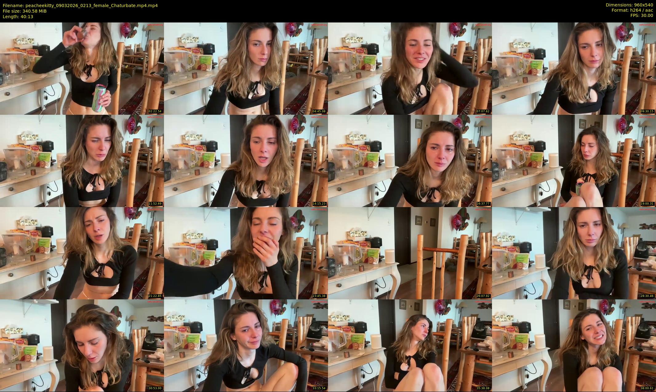 peacheekitty — 41 minute Chaturbate female cam show recording, 480p, Mar 9, 2026