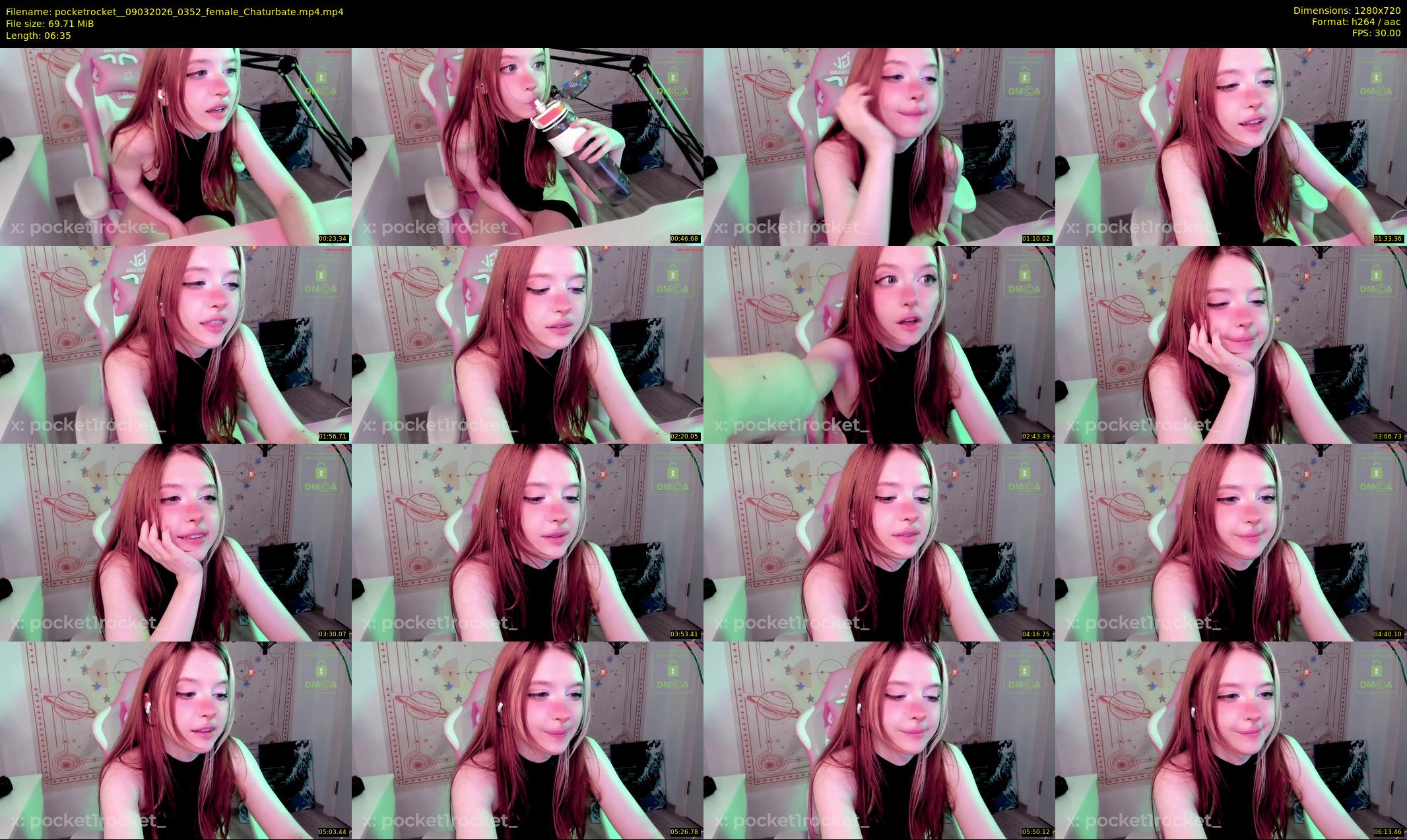 pocketrocket_ — 7 minute Chaturbate female cam show recording, 720p, Mar 9, 2026