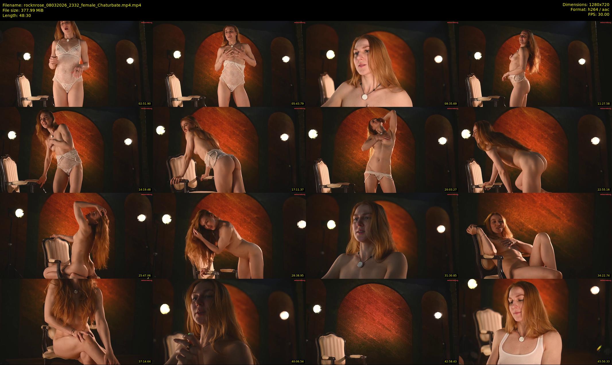 rocknrose — 49 minute Chaturbate female cam show recording, 720p, Mar 8, 2026