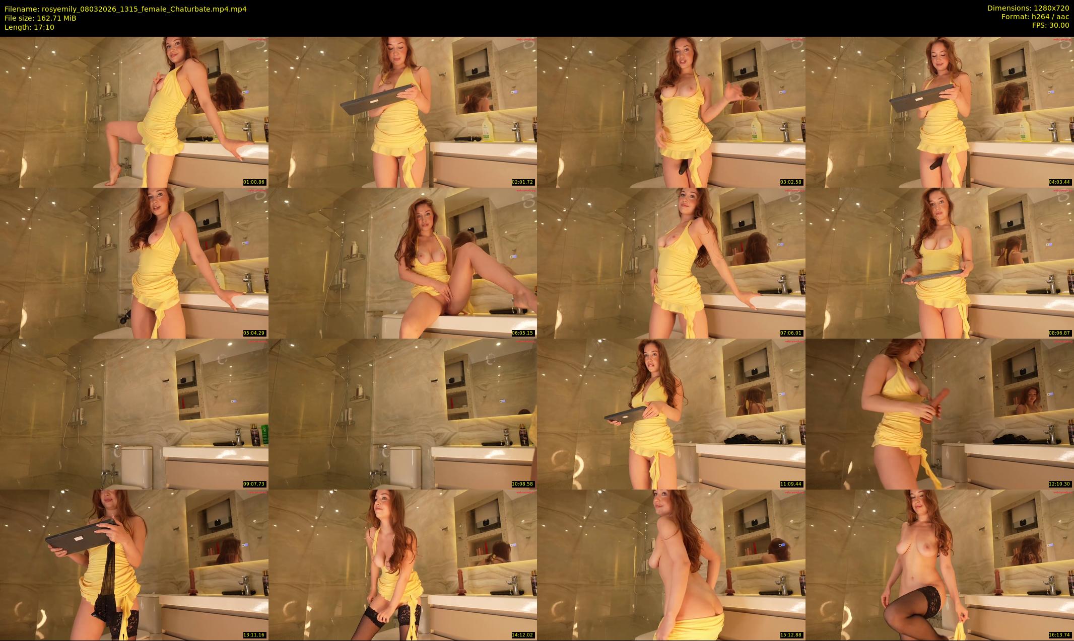 rosyemily — 18 minute Chaturbate female cam show recording, 720p, Mar 8, 2026