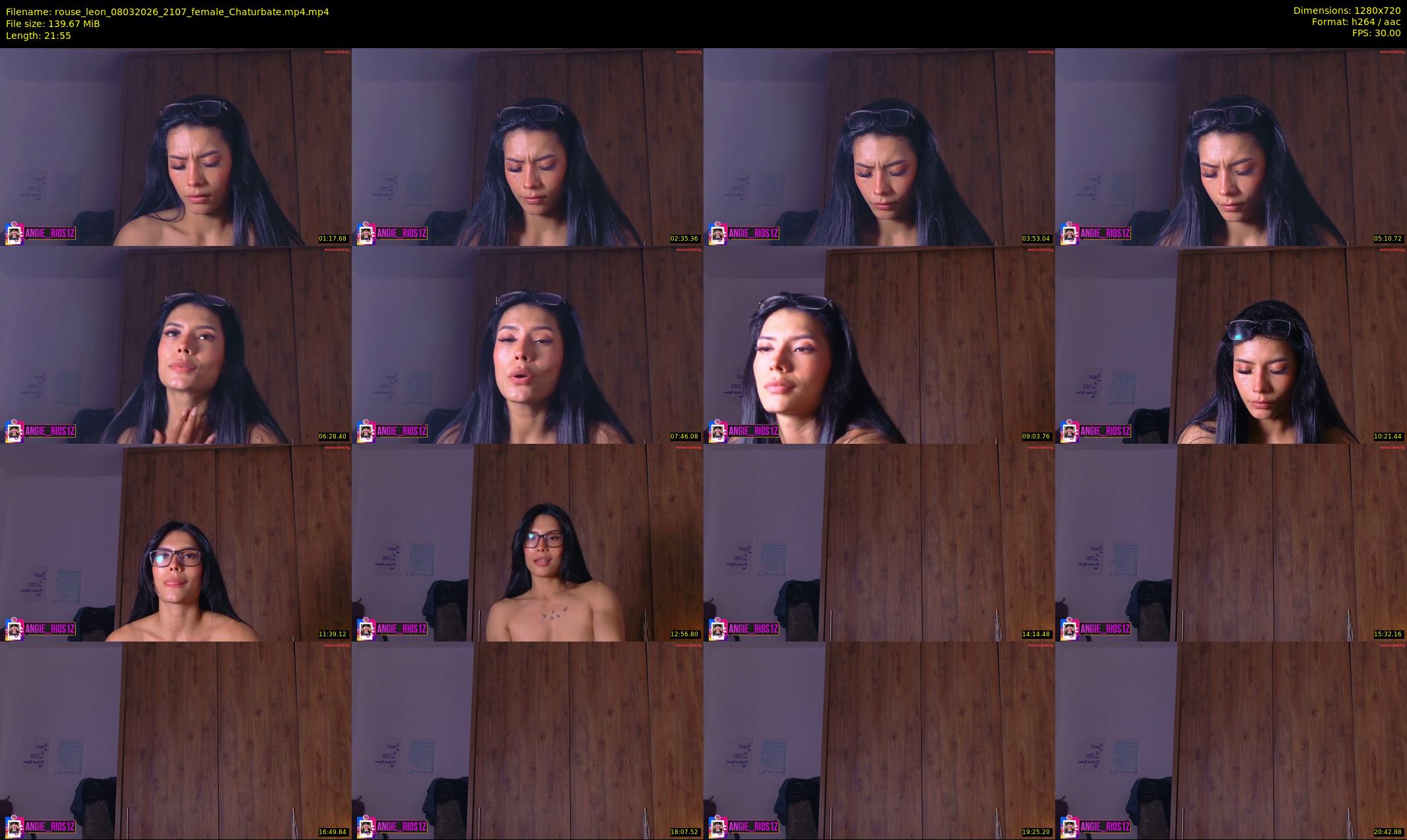 rouse_leon — 22 minute Chaturbate female cam show recording, 720p, Mar 8, 2026