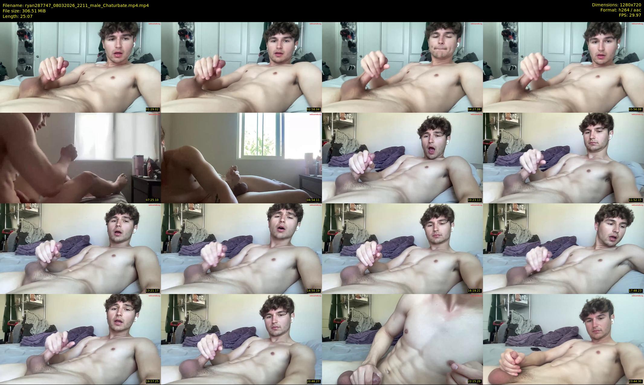 ryan287747 — 26 minute Chaturbate male cam show recording, 720p, Mar 8, 2026