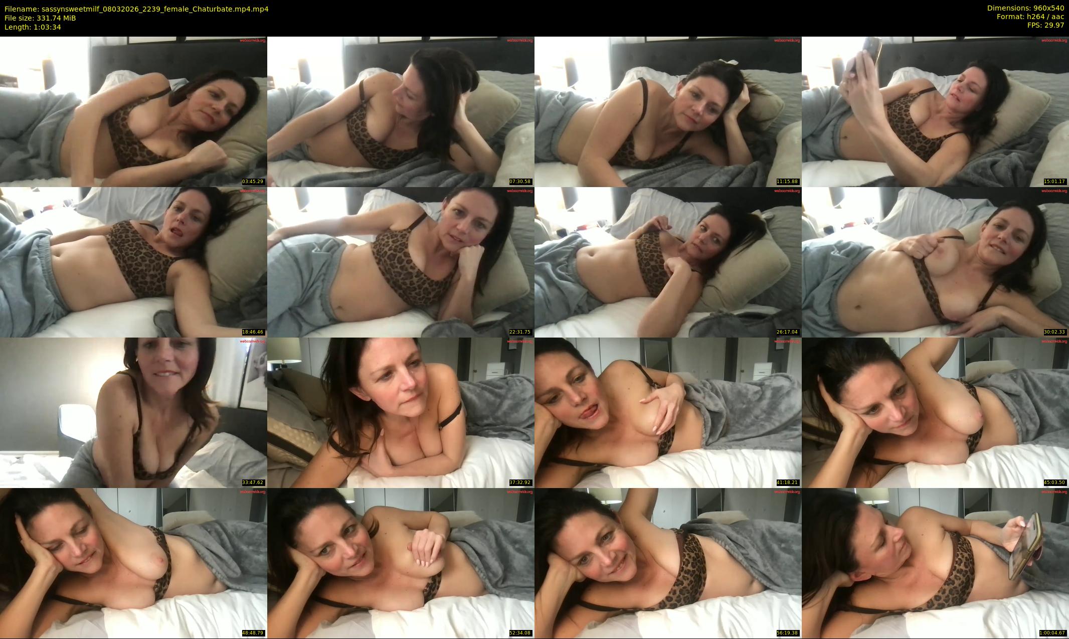 sassynsweetmilf — 64 minute Chaturbate female cam show recording, 480p, Mar 8, 2026