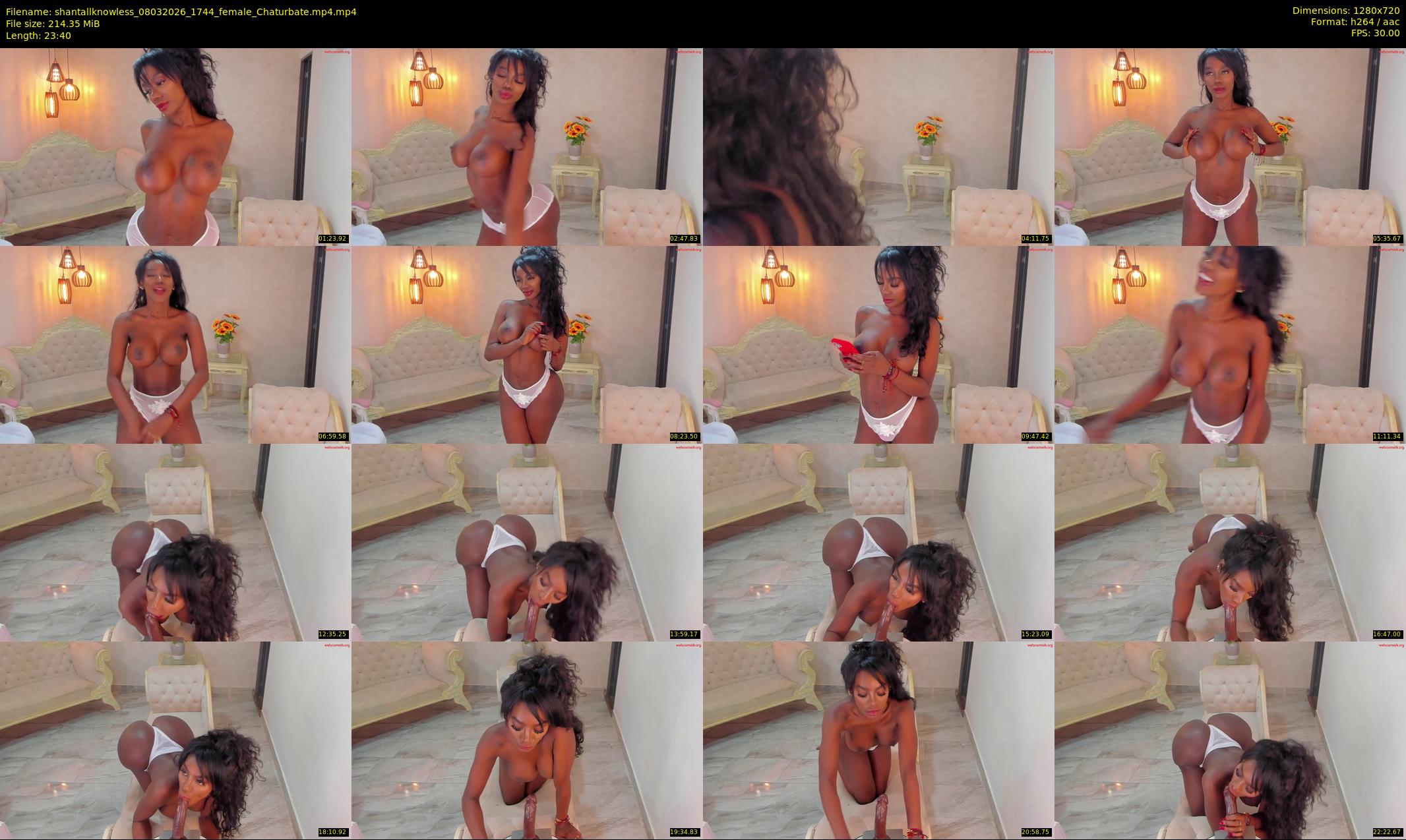 shantallknowless — 24 minute Chaturbate female cam show recording, 720p, Mar 8, 2026