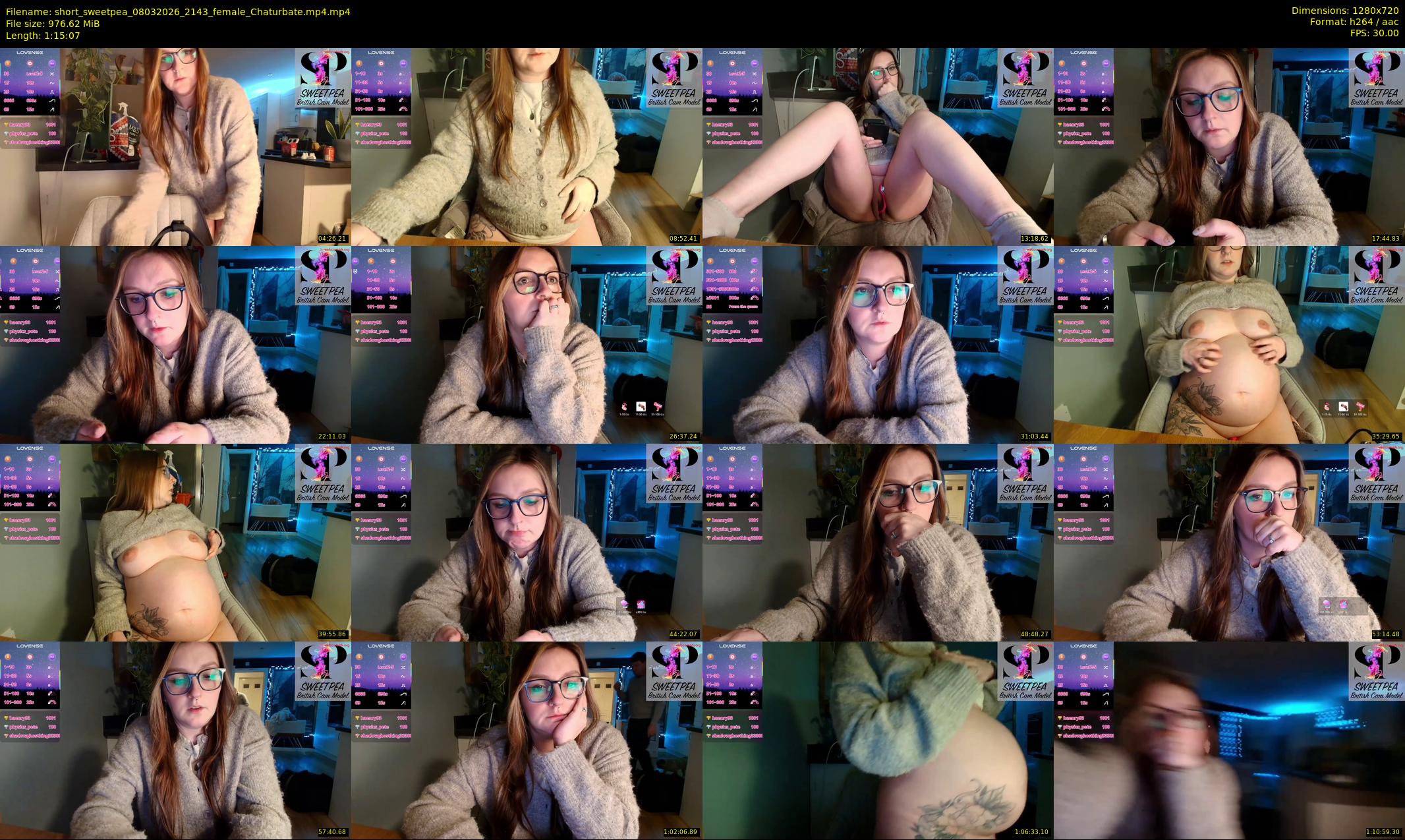 short_sweetpea — 76 minute Chaturbate female cam show recording, 720p, Mar 8, 2026