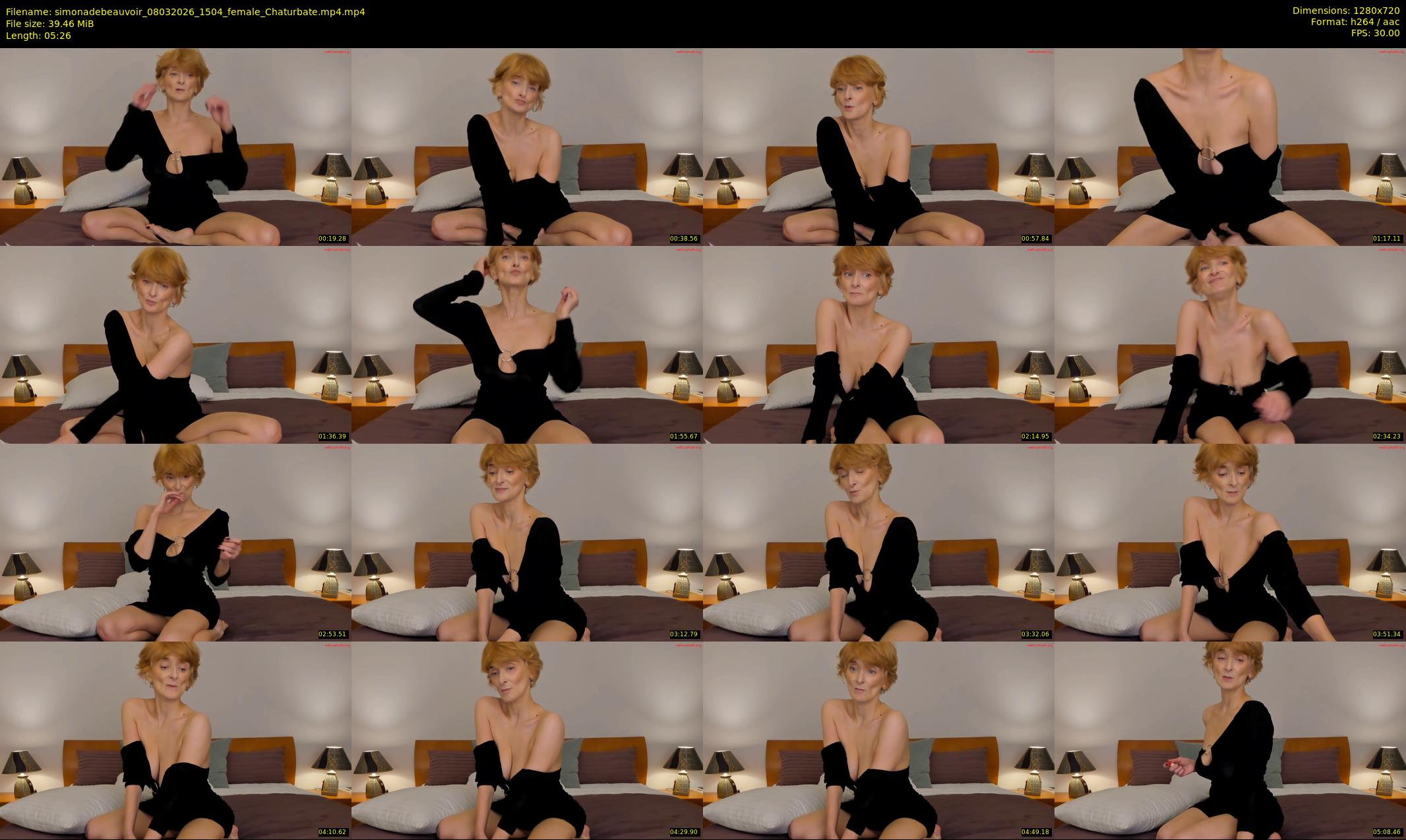 simonadebeauvoir — 6 minute Chaturbate female cam show recording, 720p, Mar 8, 2026