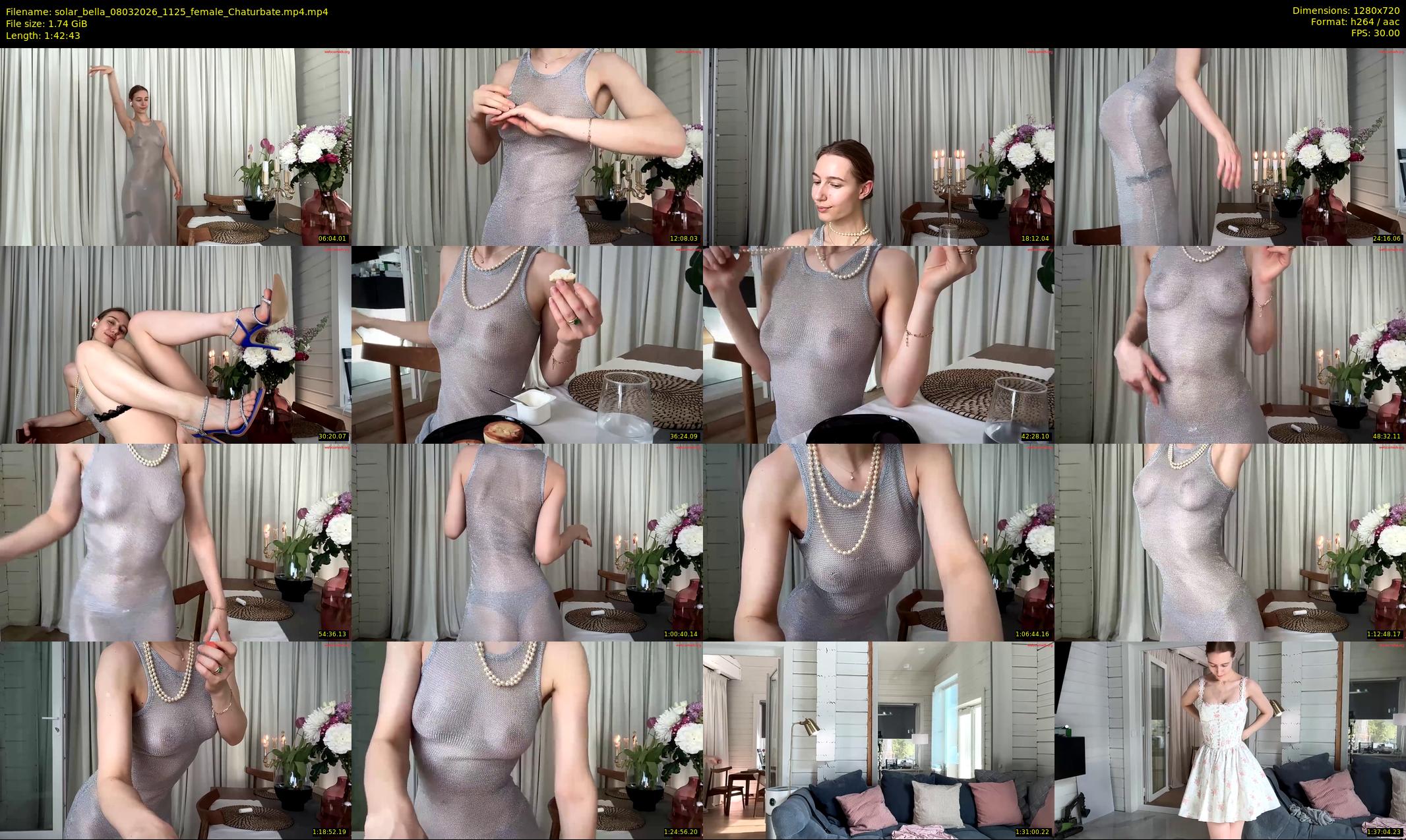 solar_bella — 103 minute Chaturbate female cam show recording, 720p, Mar 8, 2026