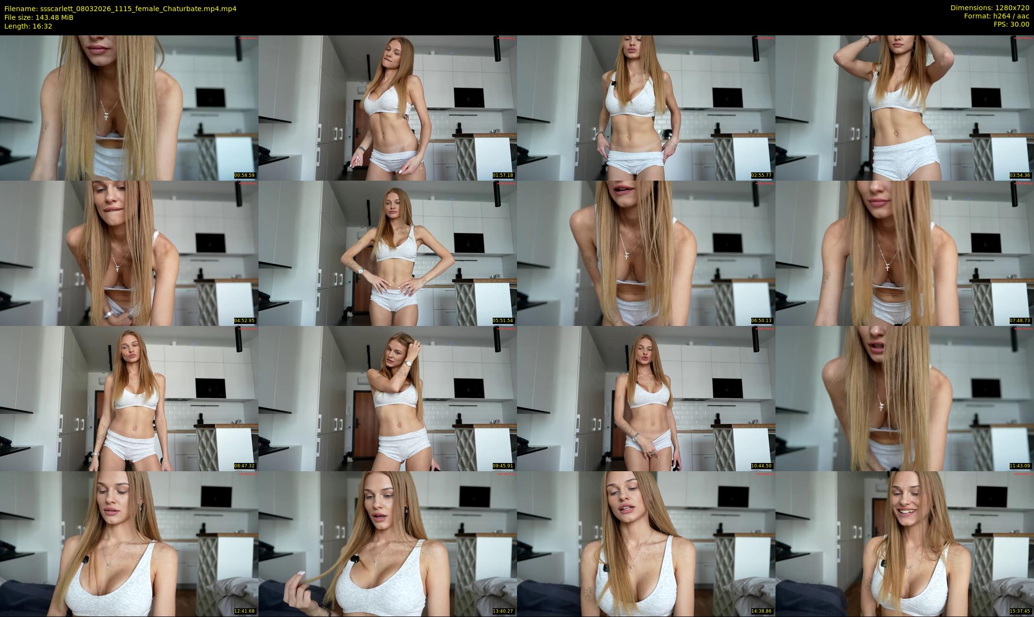 ssscarlett — 17 minute Chaturbate female cam show recording, 720p, Mar 8, 2026