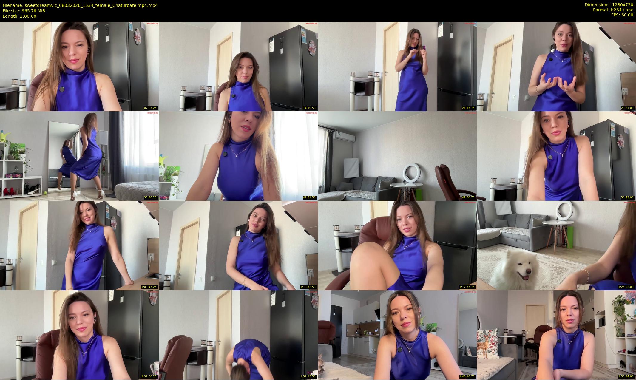 sweetdreamvic — 120 minute Chaturbate female cam show recording, 720p, Mar 8, 2026