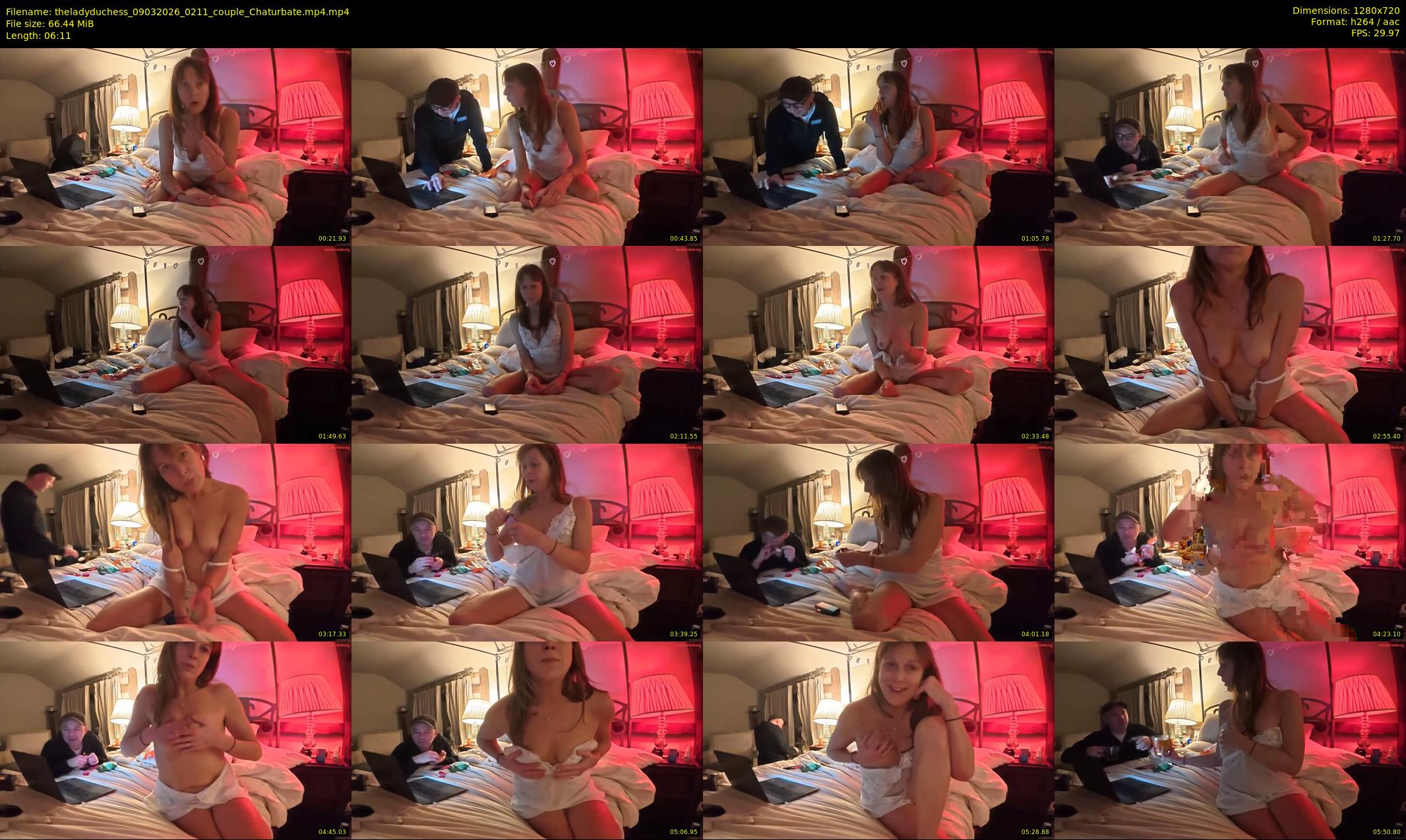 theladyduchess — 7 minute Chaturbate couple cam show recording, 720p, Mar 9, 2026