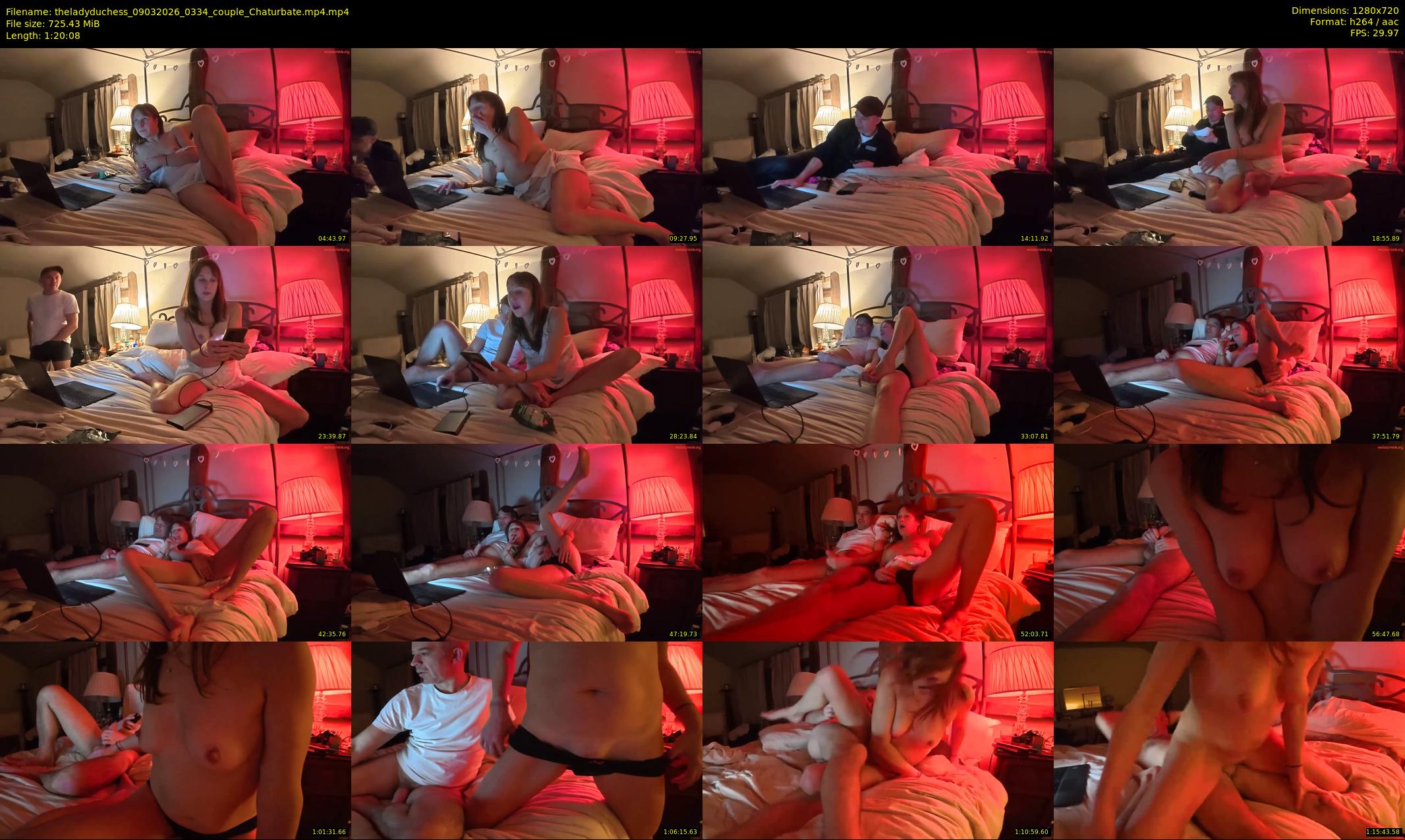 theladyduchess — 81 minute Chaturbate couple cam show recording, 720p, Mar 9, 2026