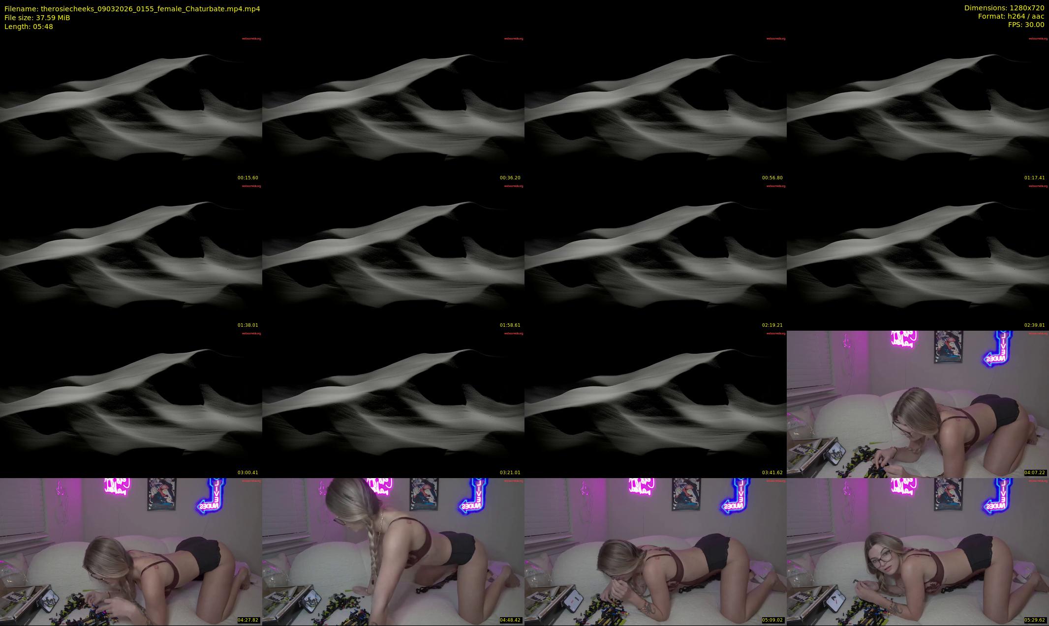 therosiecheeks — 6 minute Chaturbate female cam show recording, 720p, Mar 9, 2026