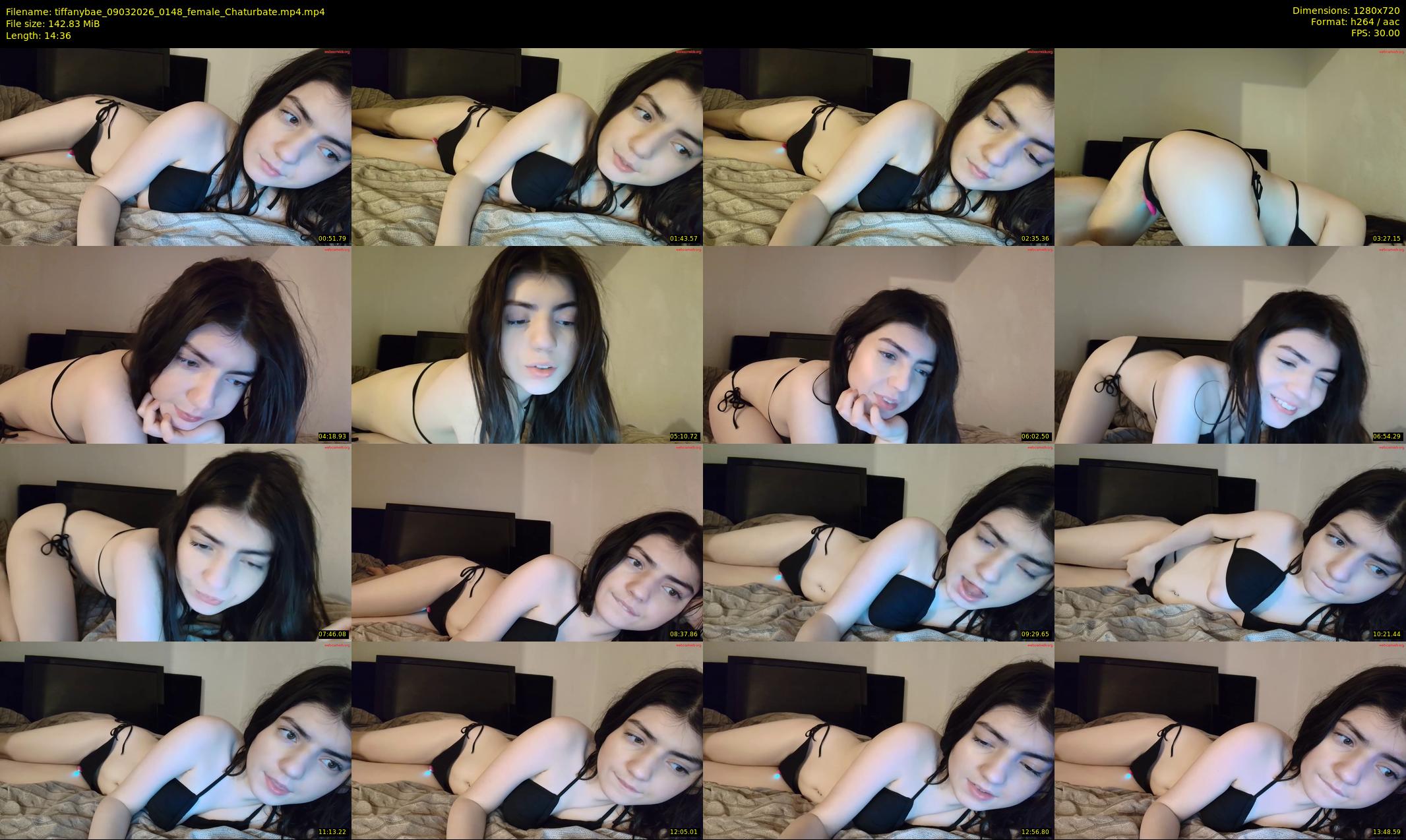 tiffanybae — 15 minute Chaturbate female cam show recording, 720p, Mar 9, 2026