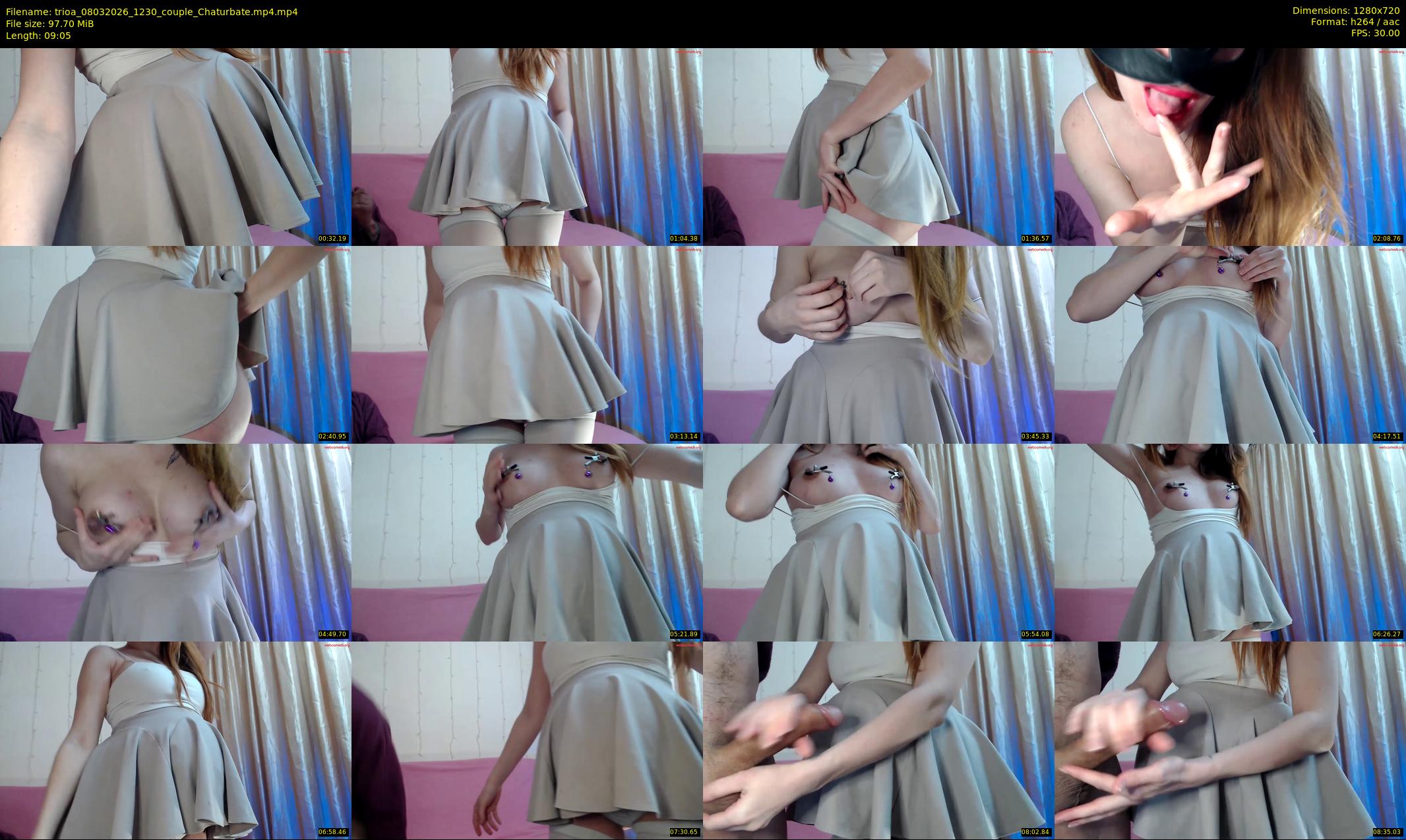 trioa — 10 minute Chaturbate couple cam show recording, 720p, Mar 8, 2026