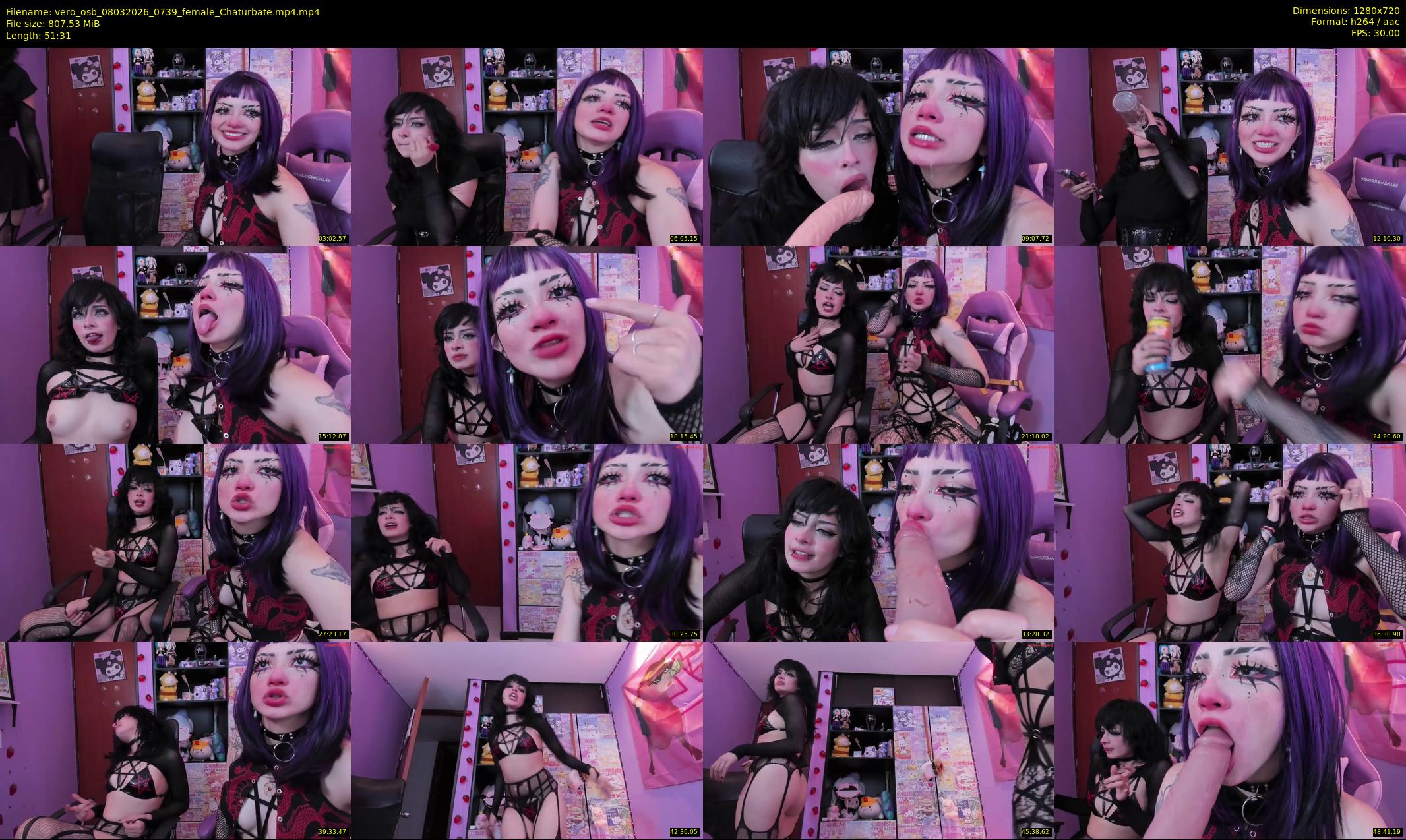 vero_osb — 52 minute Chaturbate female cam show recording, 720p, Mar 8, 2026