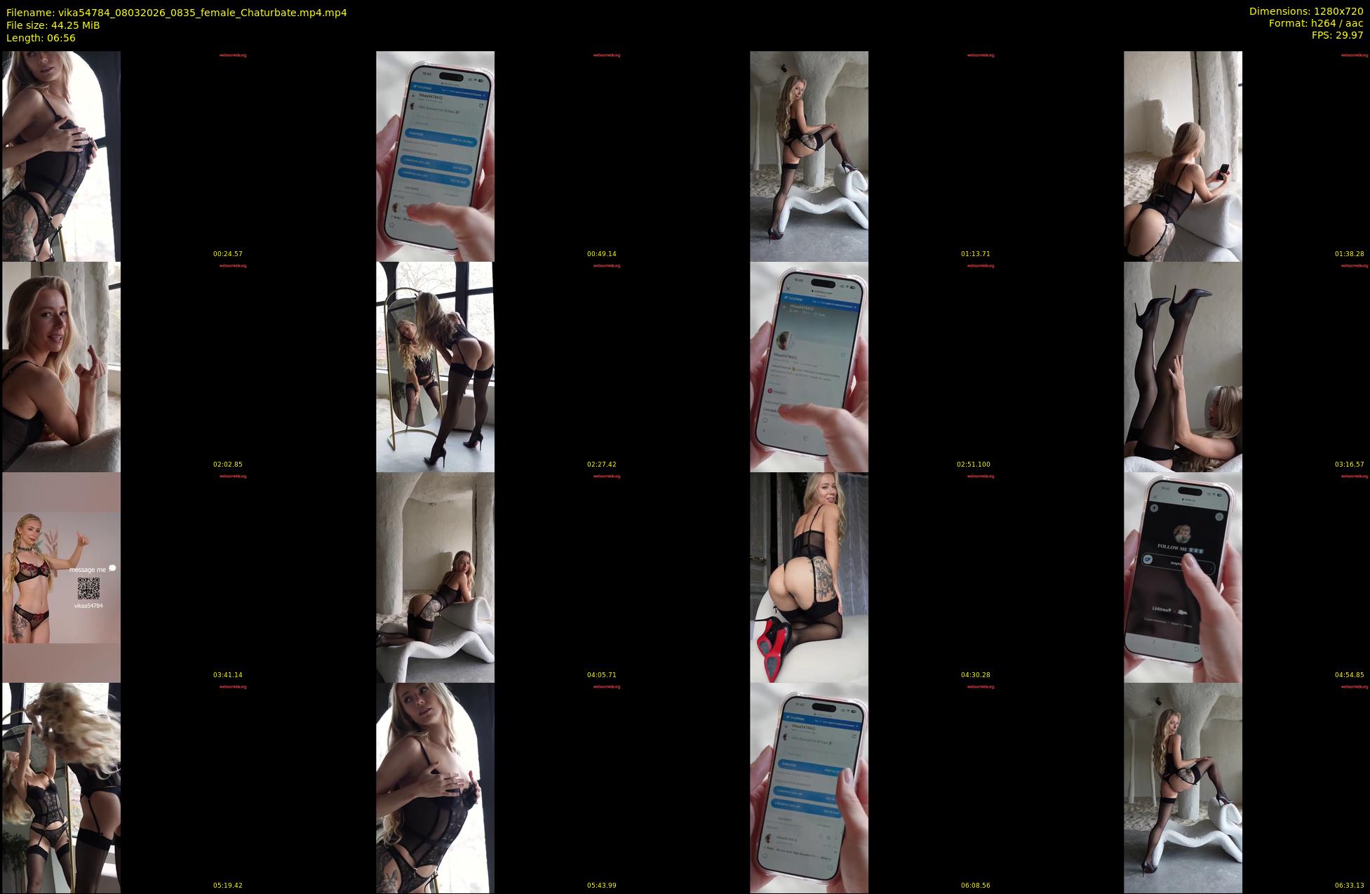 vika54784 — 7 minute Chaturbate female cam show recording, 720p, Mar 8, 2026