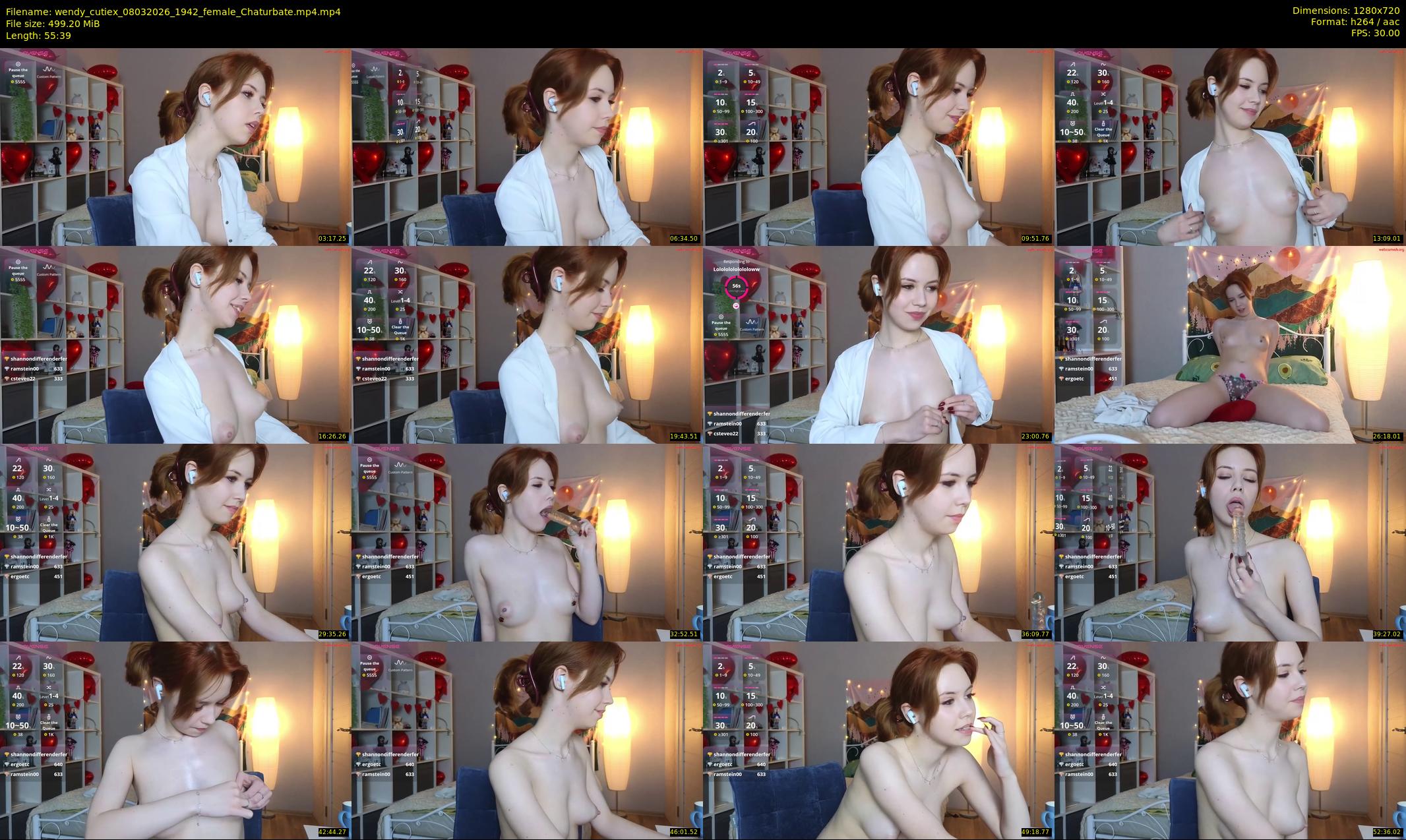 wendy_cutiex — 56 minute Chaturbate female cam show recording, 720p, Mar 8, 2026