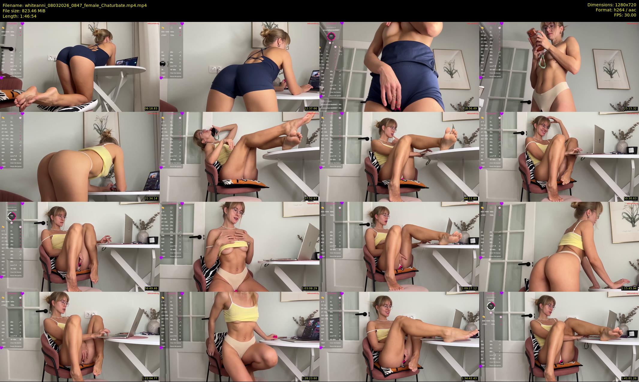 whiteanni — 107 minute Chaturbate female cam show recording, 720p, Mar 8, 2026