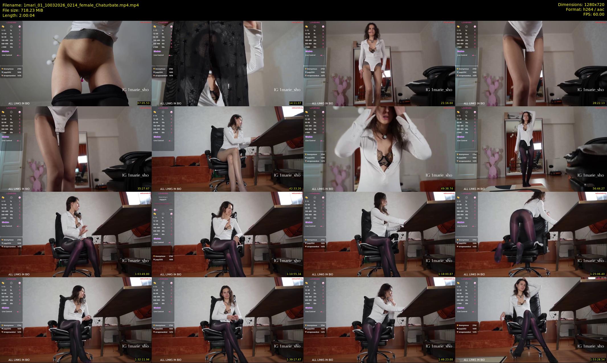 1mari_01 — 121 minute Chaturbate female cam show recording, 720p, Mar 10, 2026