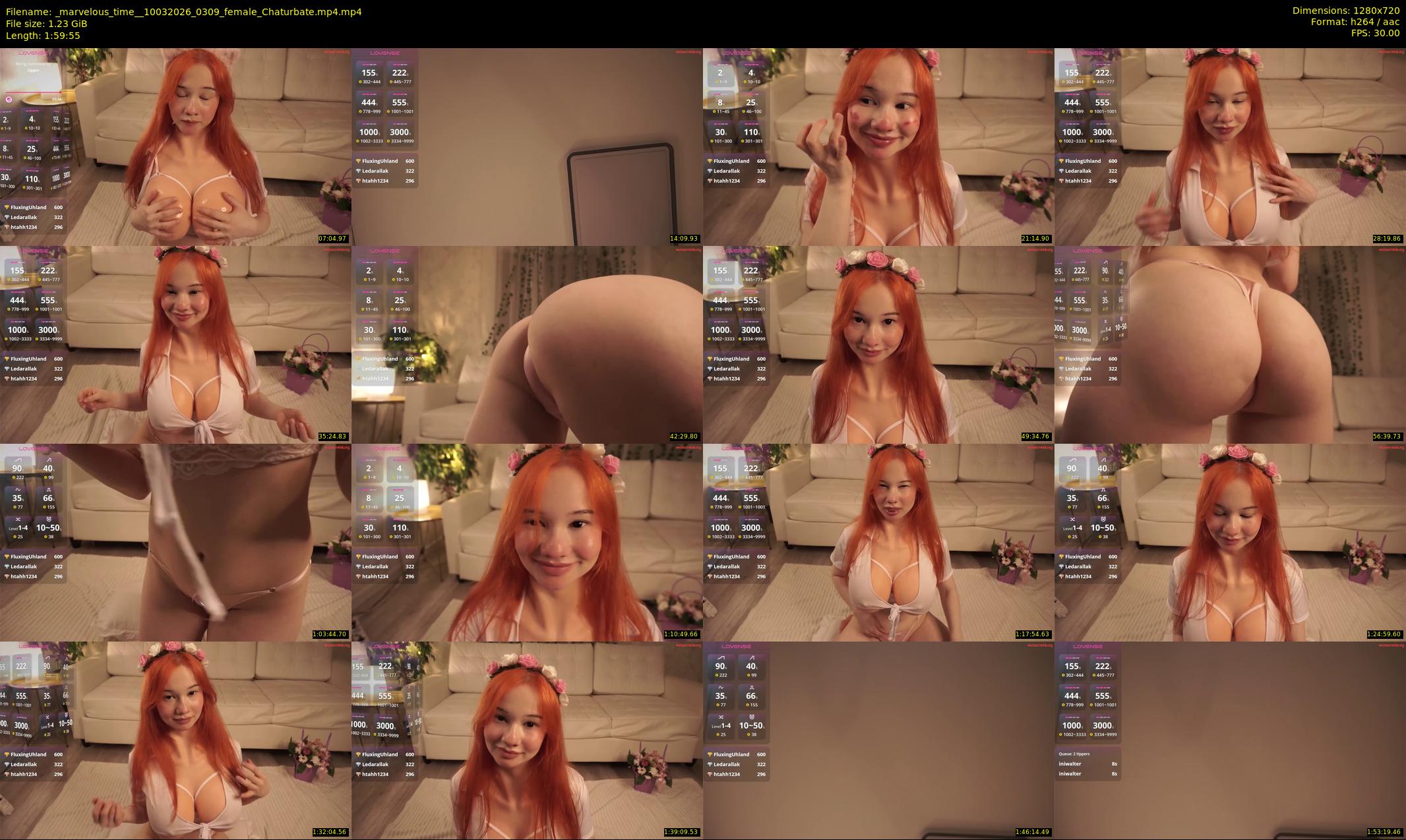_marvelous_time_ — 120 minute Chaturbate female cam show recording, 720p, Mar 10, 2026