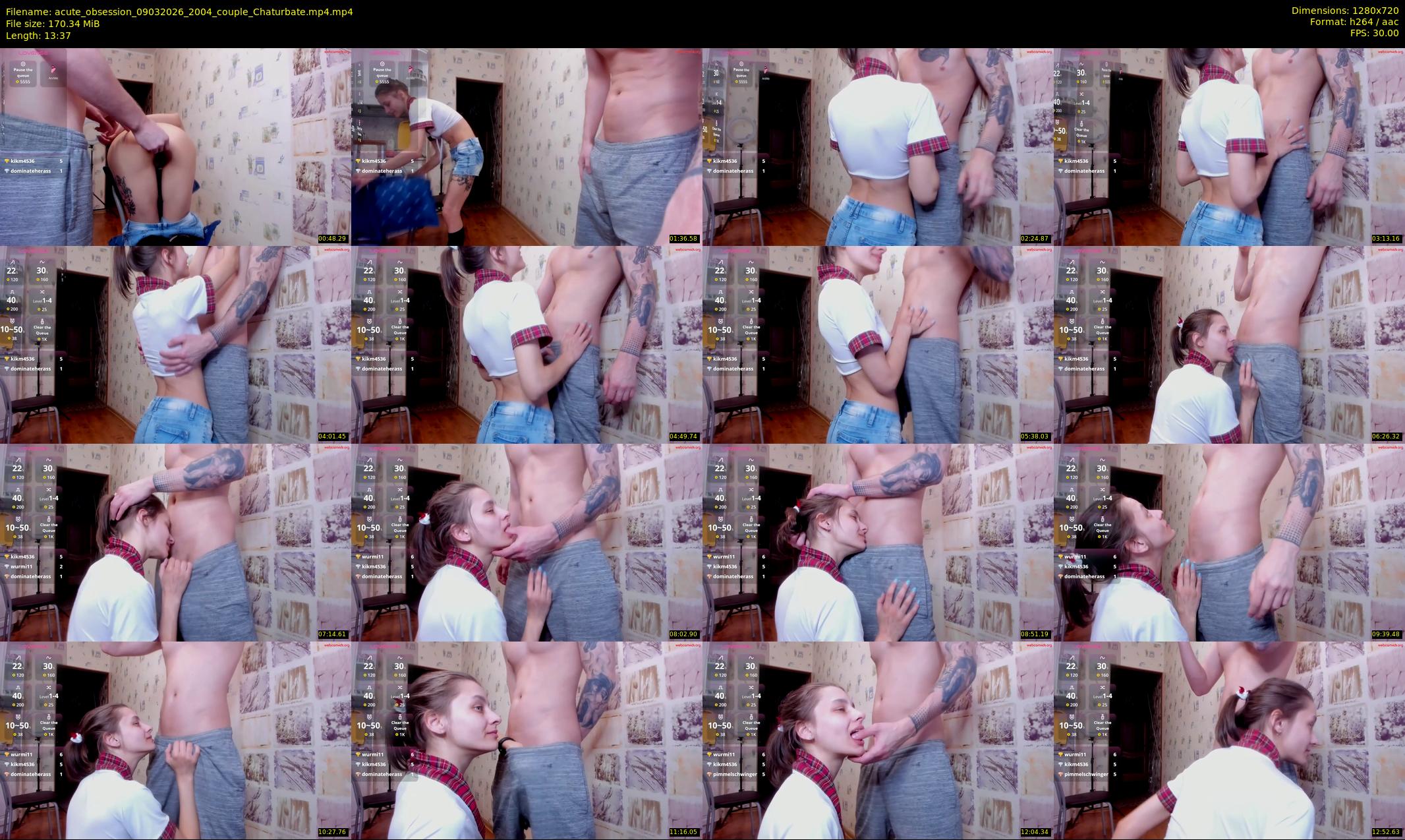 acute_obsession — 14 minute Chaturbate couple cam show recording, 720p, Mar 9, 2026
