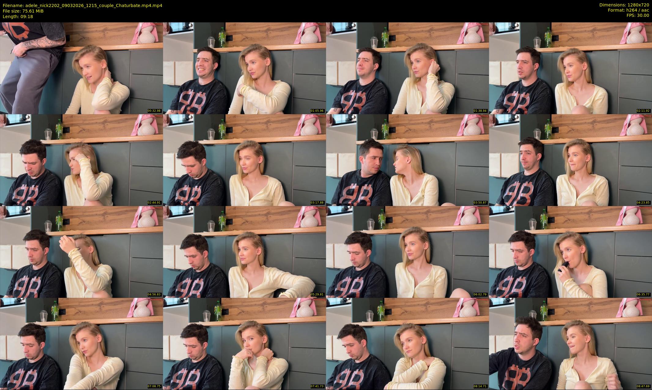 adele_nick2202 — 10 minute Chaturbate couple cam show recording, 720p, Mar 9, 2026