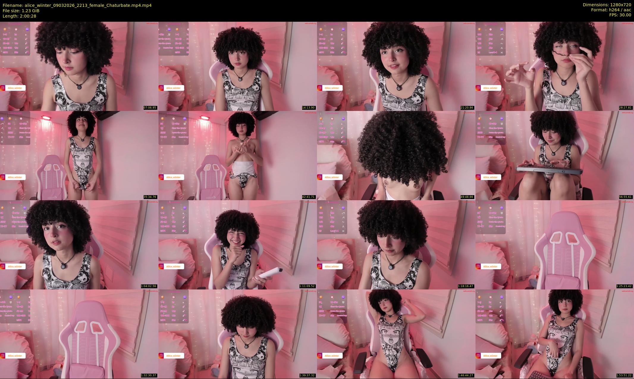 alice_wiinter — 121 minute Chaturbate female cam show recording, 720p, Mar 9, 2026