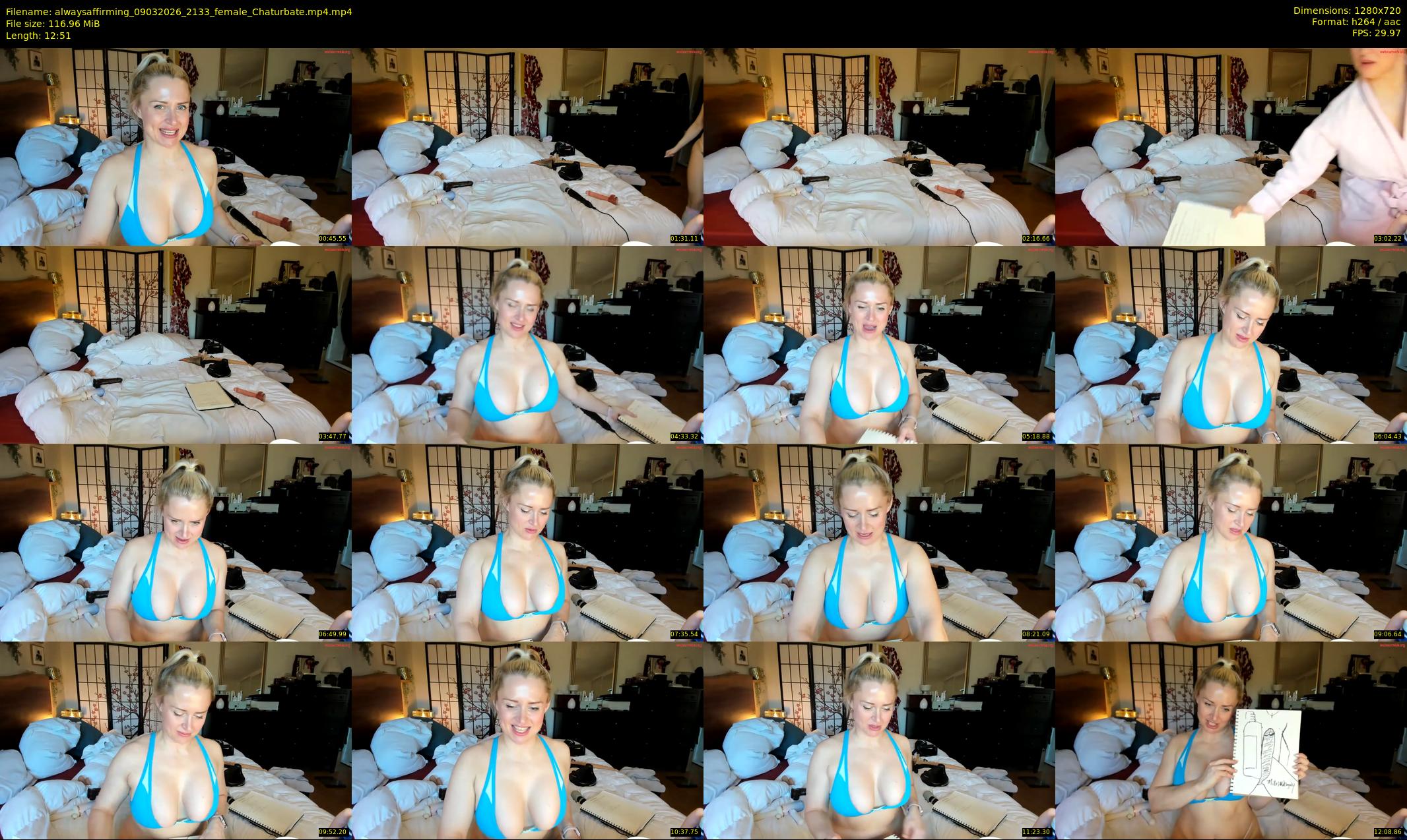 alwaysaffirming — 13 minute Chaturbate couple cam show recording, 720p, Mar 9, 2026