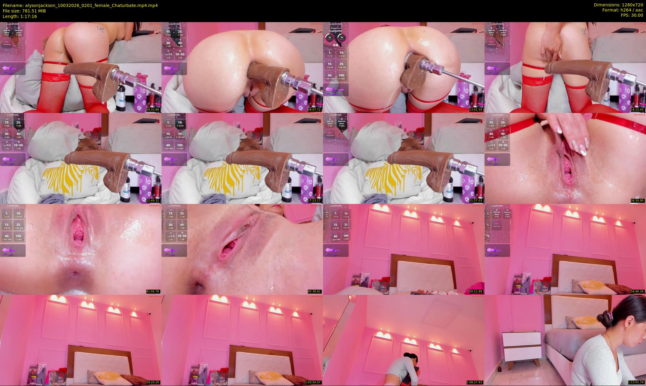 alysonjackson — 78 minute Chaturbate female cam show recording, 720p, Mar 10, 2026