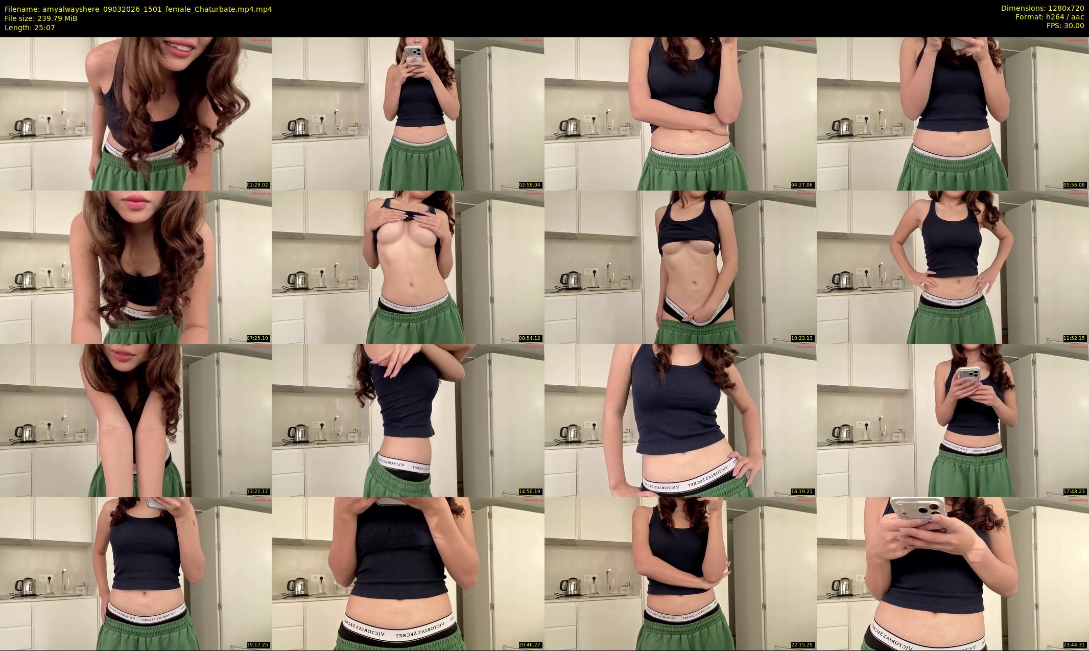 amyalwayshere — 26 minute Chaturbate female cam show recording, 720p, Mar 9, 2026