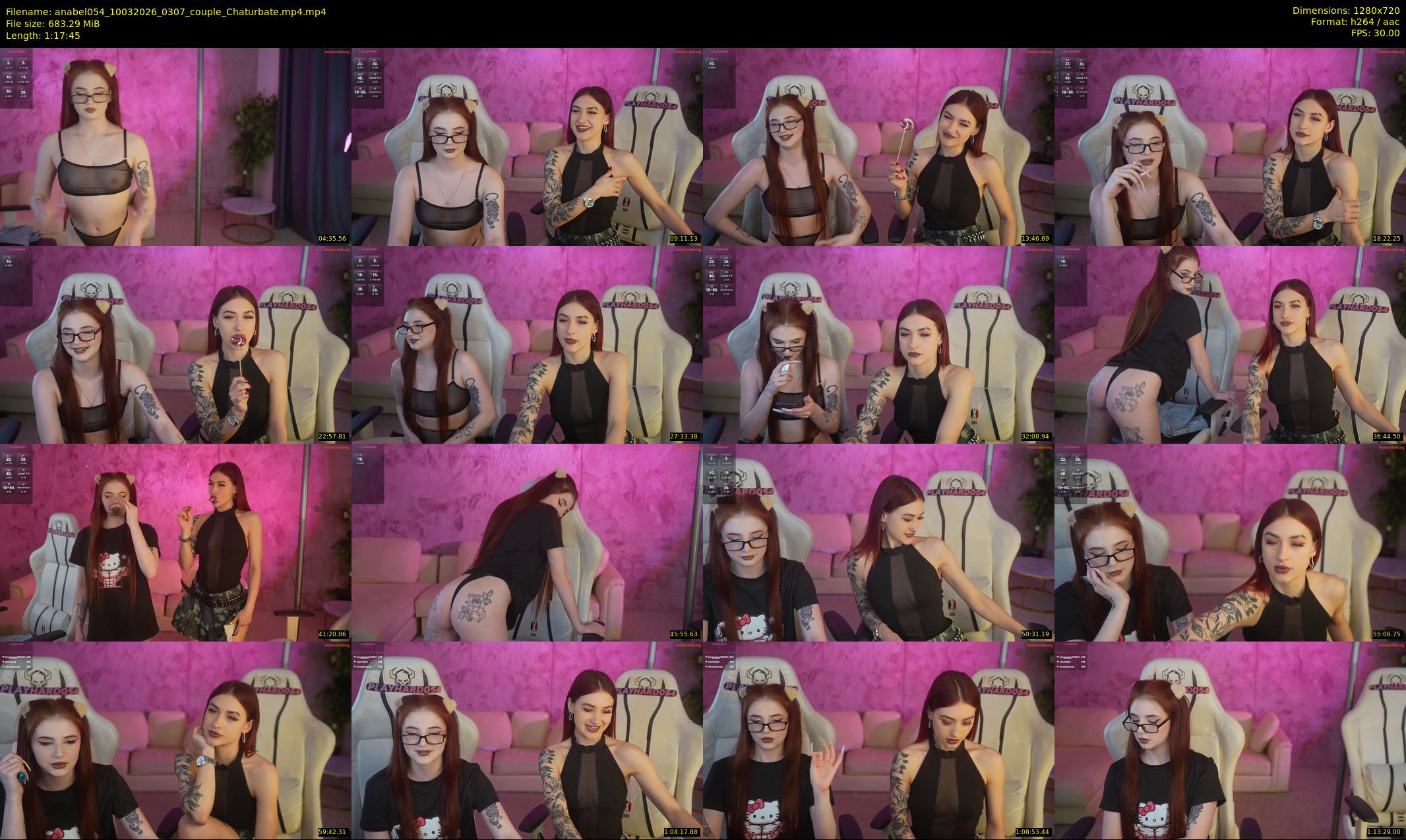 anabel054 — 78 minute Chaturbate female cam show recording, 720p, Mar 10, 2026