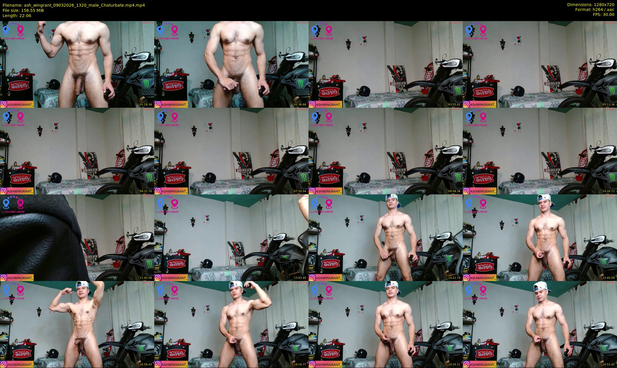 ash_wingrant — 23 minute Chaturbate male cam show recording, 720p, Mar 9, 2026