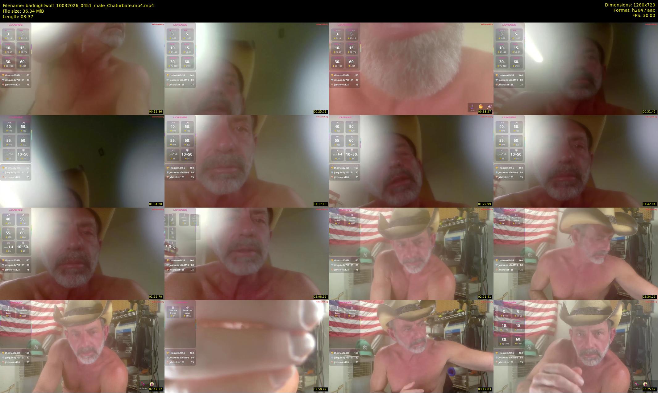 badnightwolf — 4 minute Chaturbate male cam show recording, 720p, Mar 10, 2026