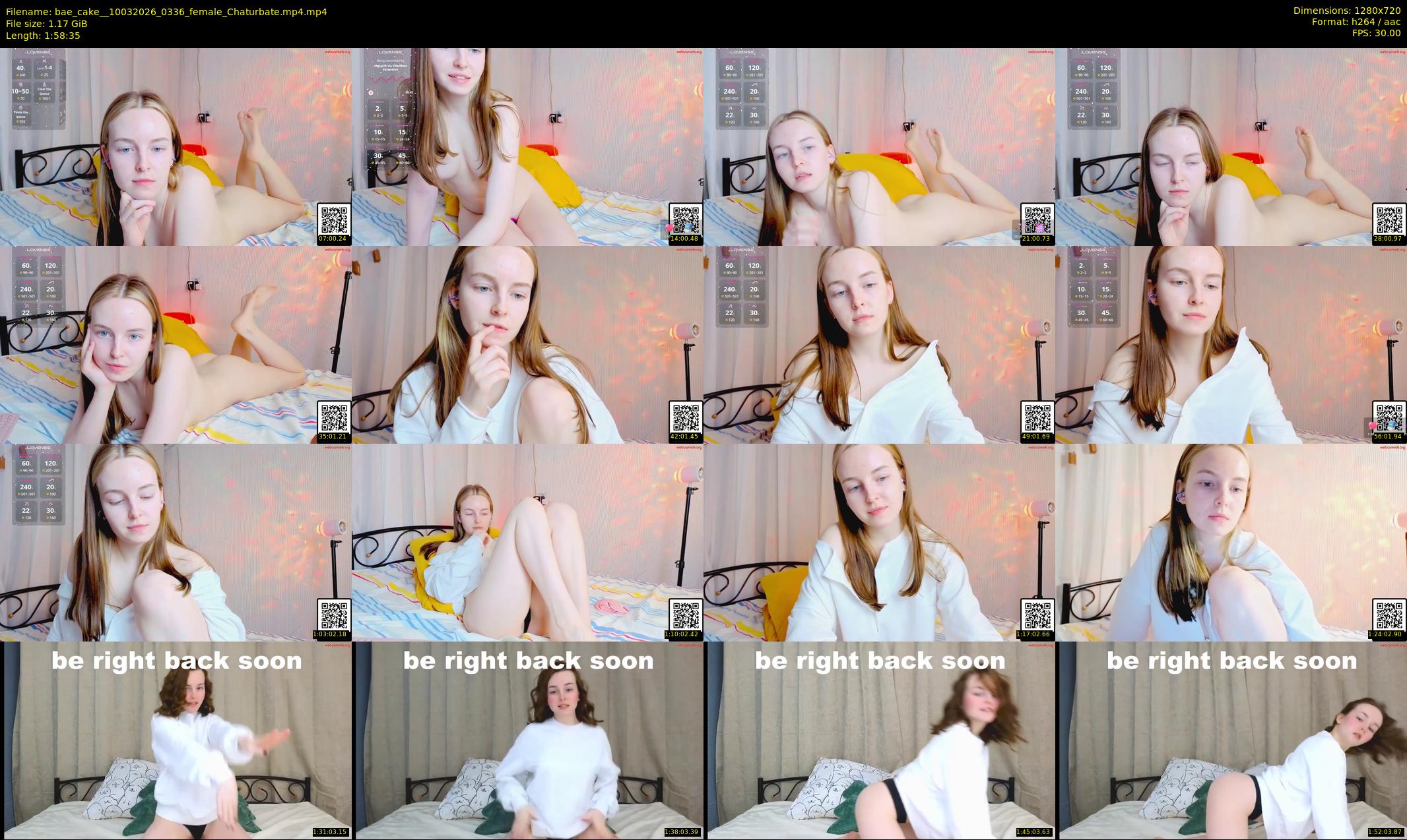bae_cake_ — 119 minute Chaturbate female cam show recording, 720p, Mar 10, 2026